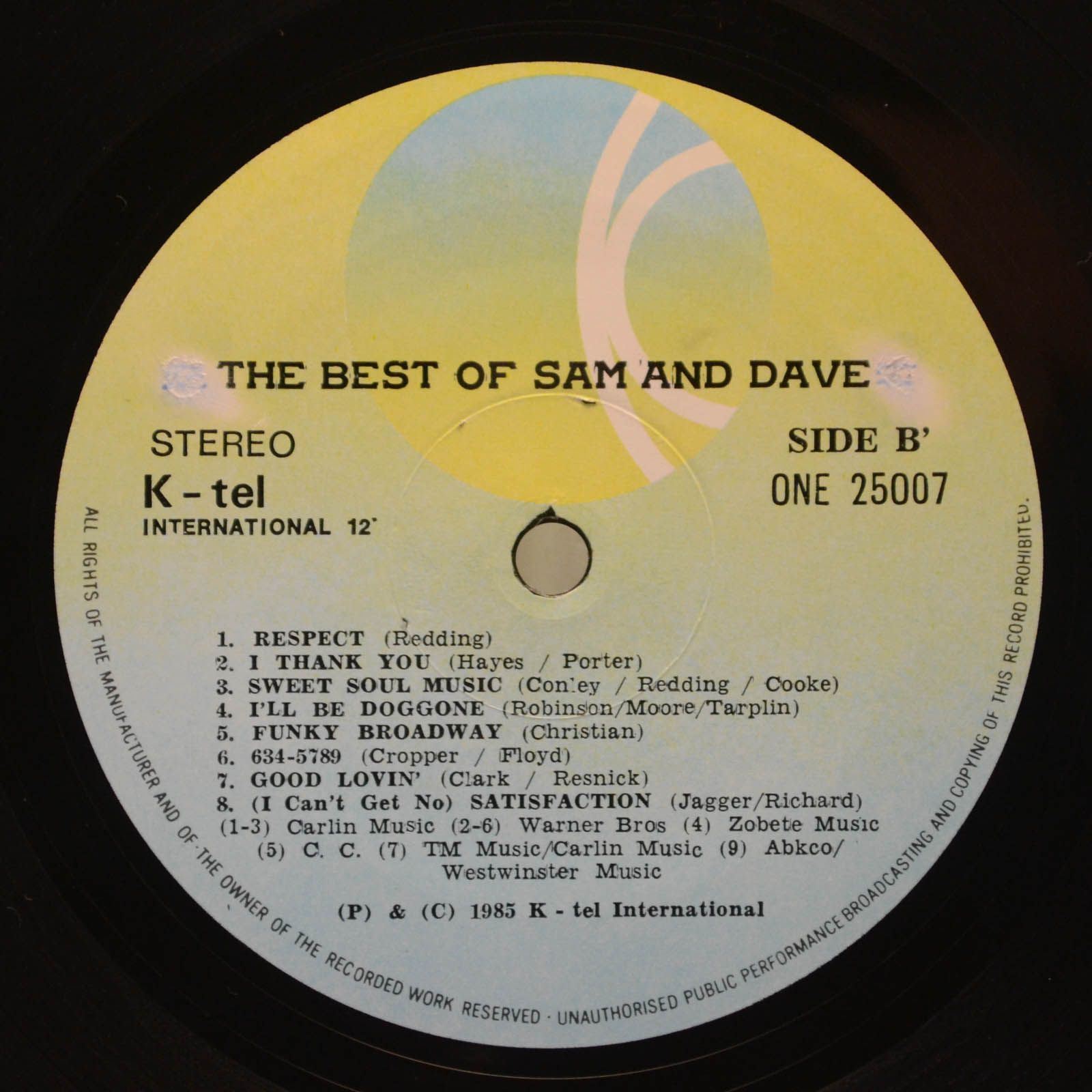 Sam & Dave — The Best Of, 1985