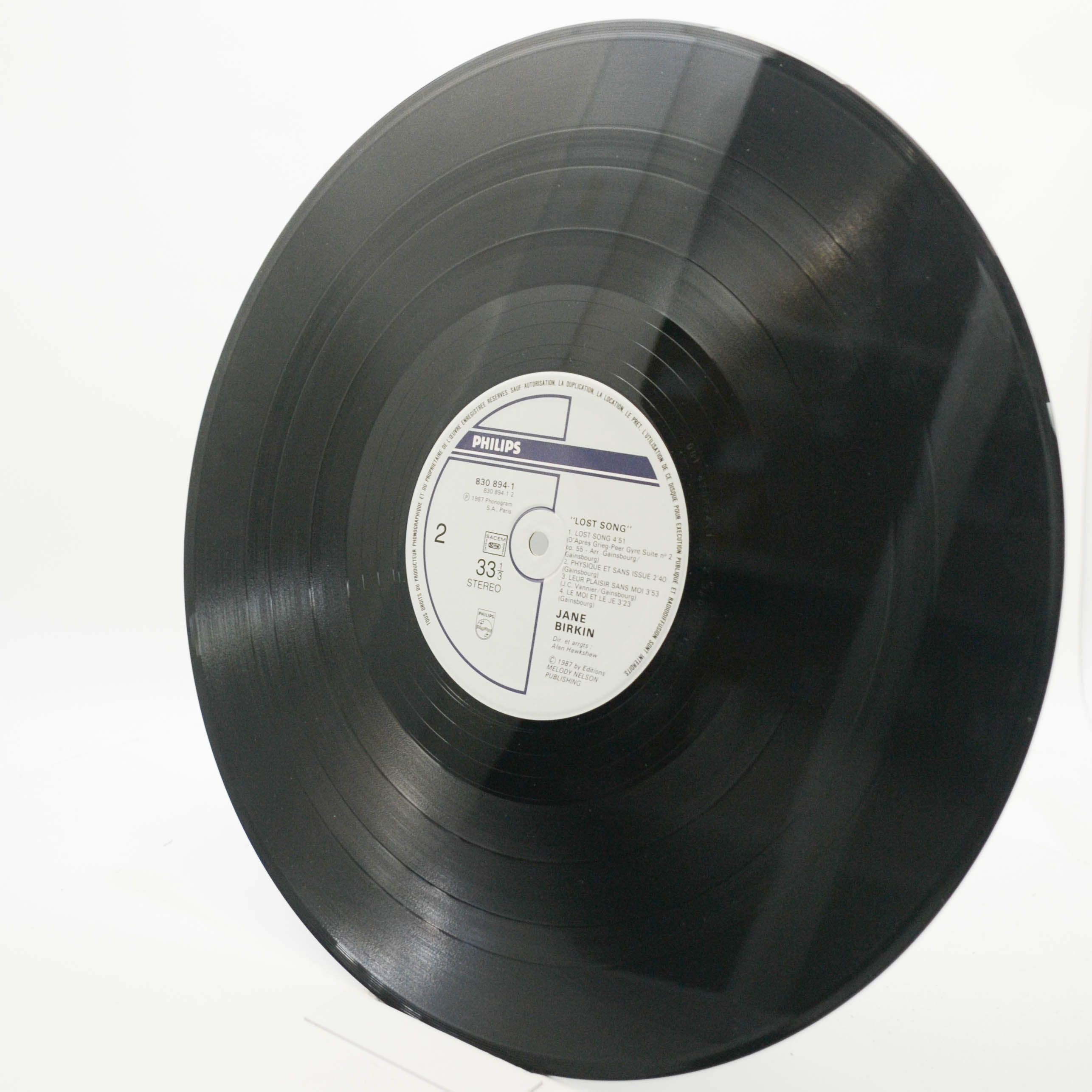 Jane Birkin — Lost Song (1-st, France), 1987