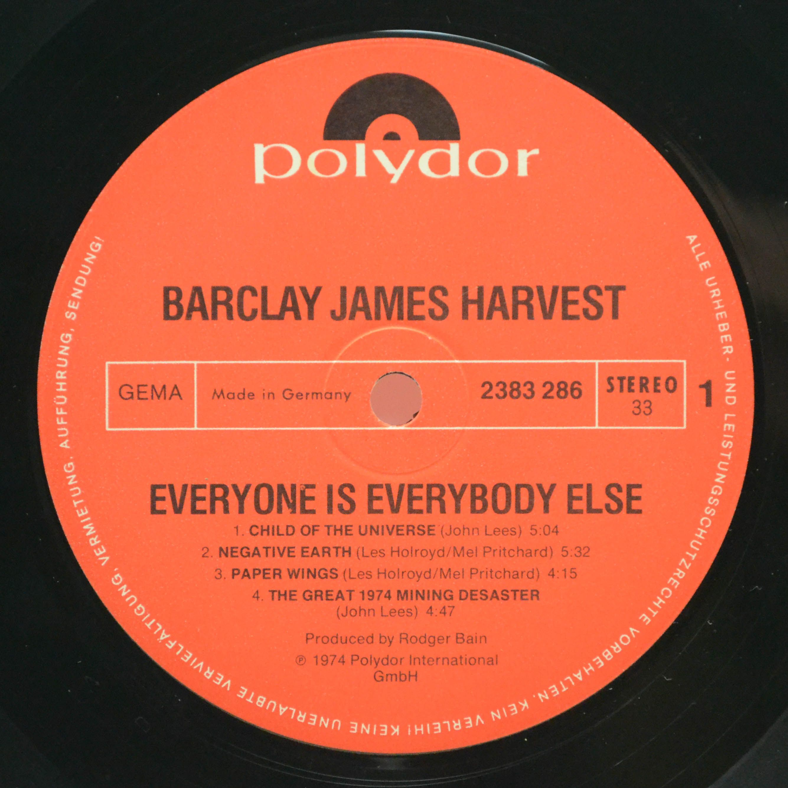 Barclay James Harvest — Everyone Is Everybody Else, 1974