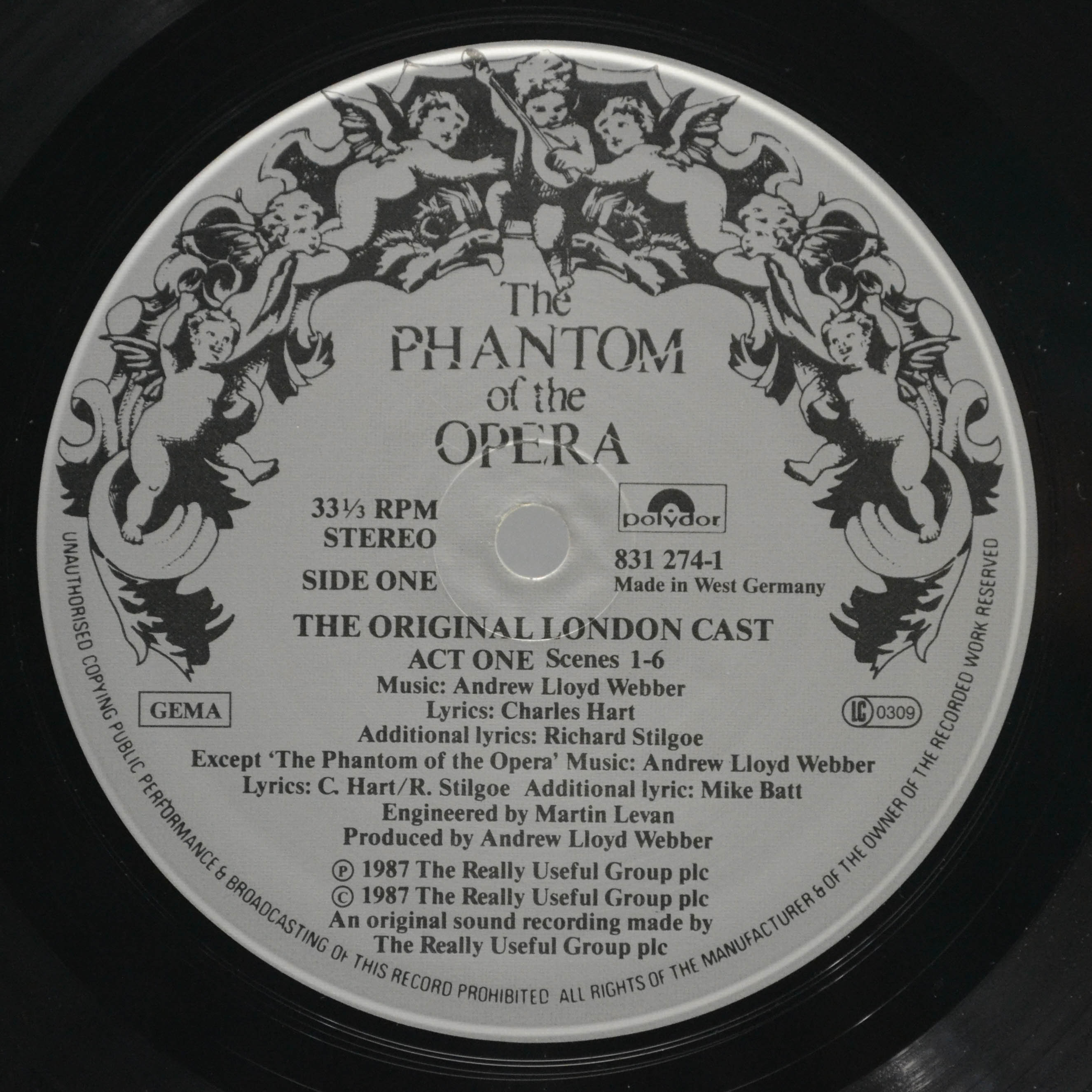 Andrew Lloyd Webber — The Phantom Of The Opera (2LP, booklet), 1987