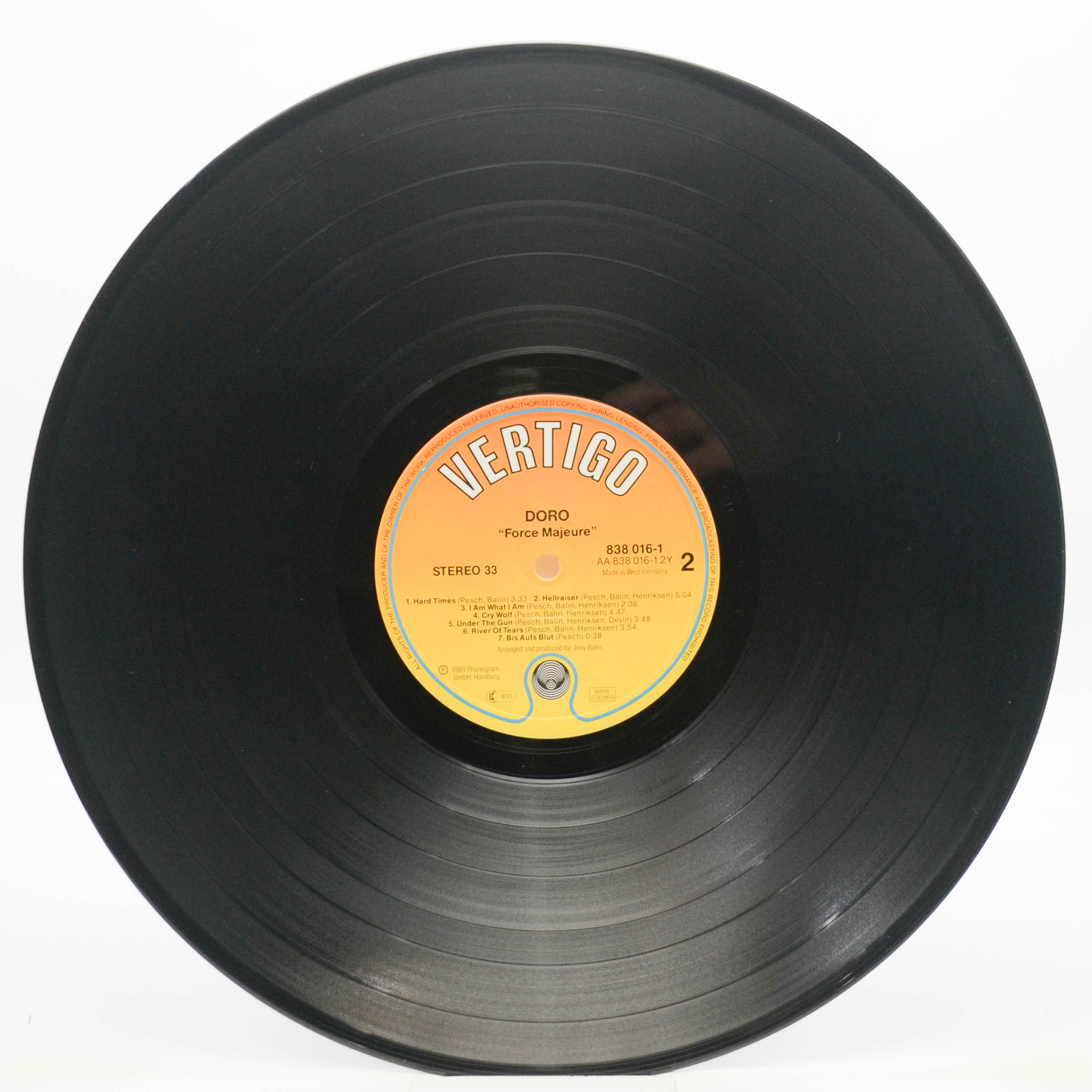 Doro — Force Majeure, 1989