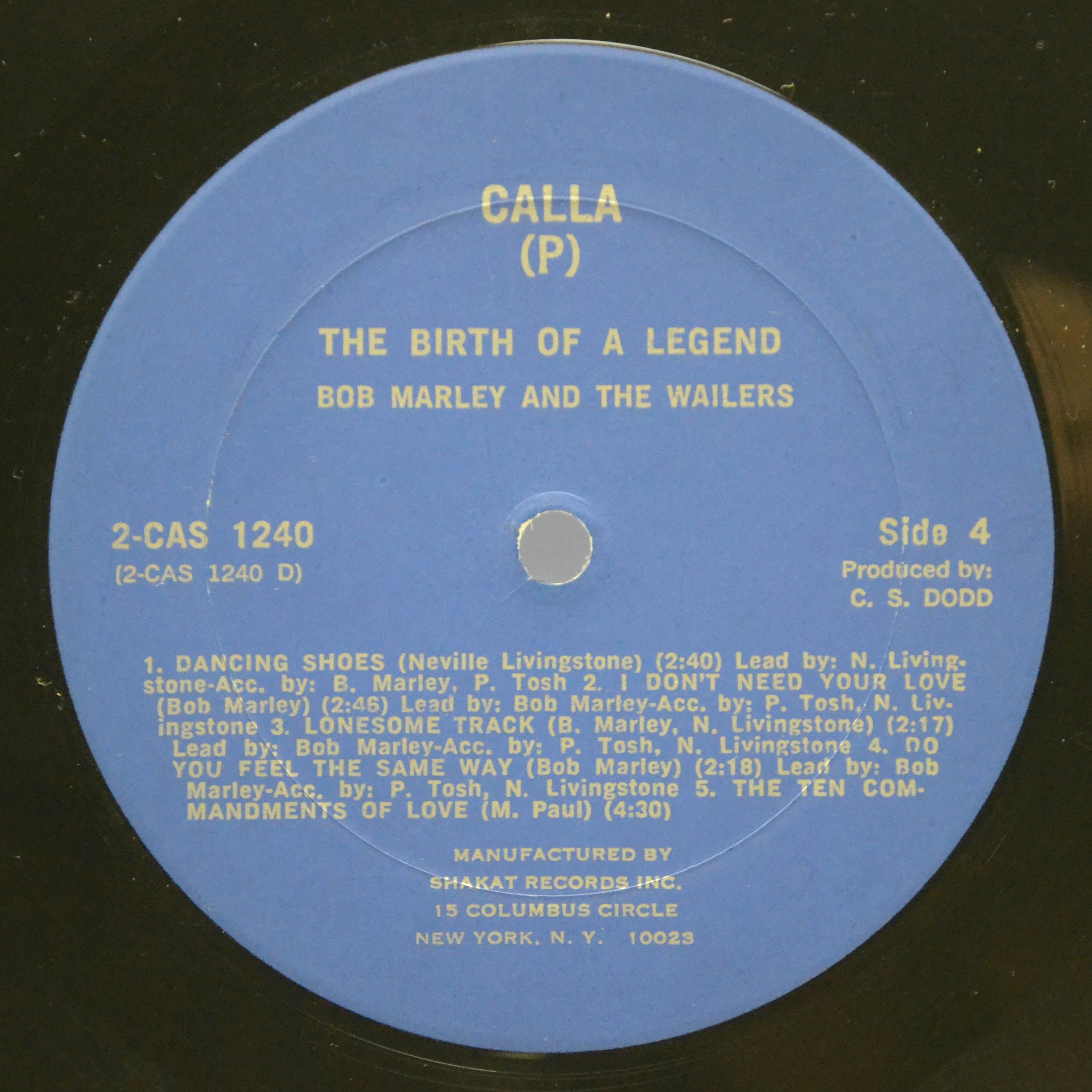 Bob Marley & The Wailers — The Birth Of A Legend (2LP, USA), 1976