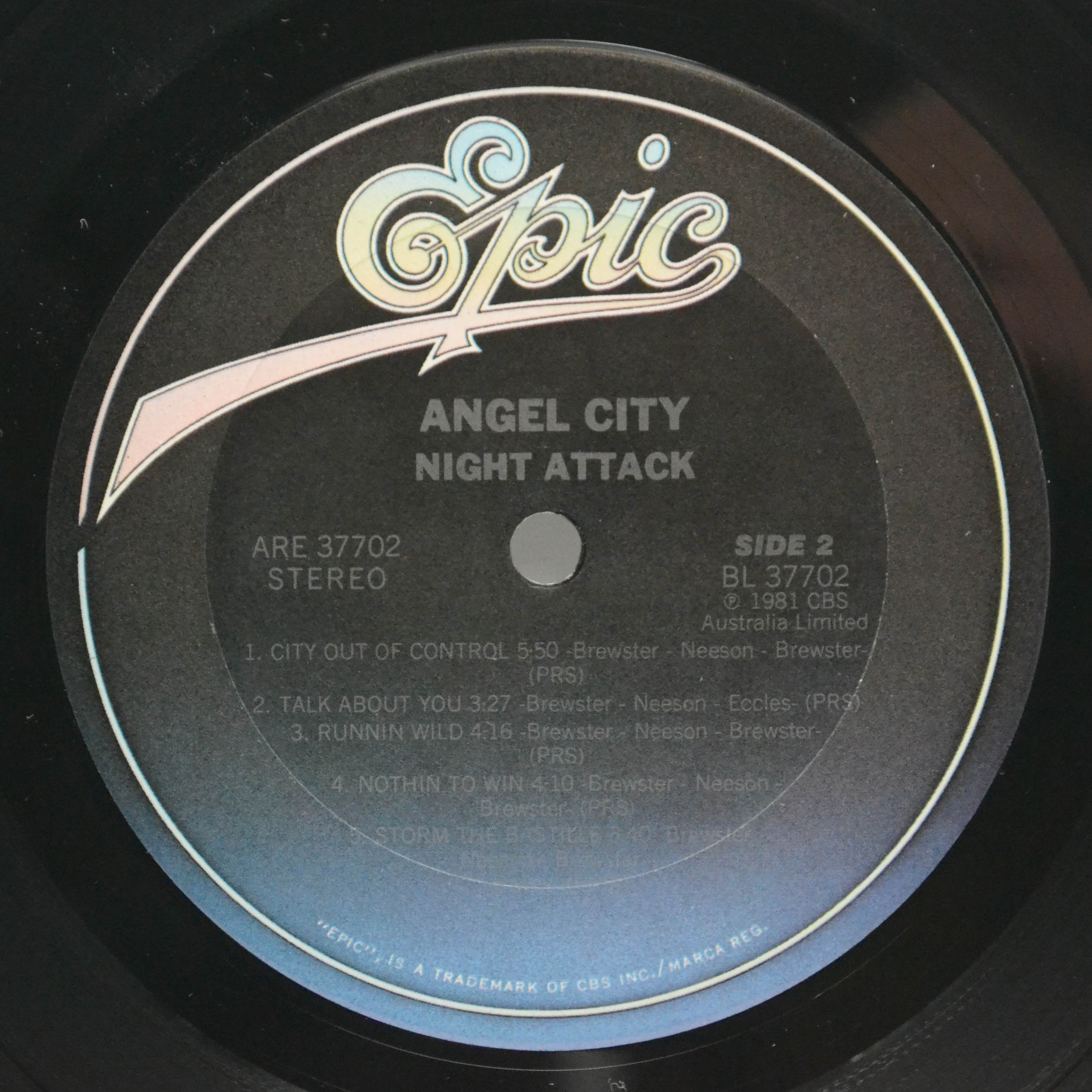 Виниловая пластинка Angel City — Night Attack (USA), 1982