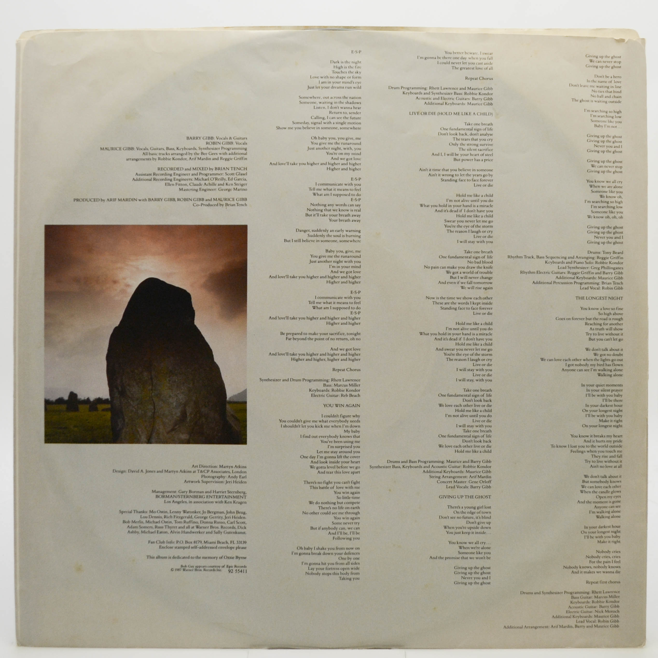 Bee Gees — E-S-P, 1987