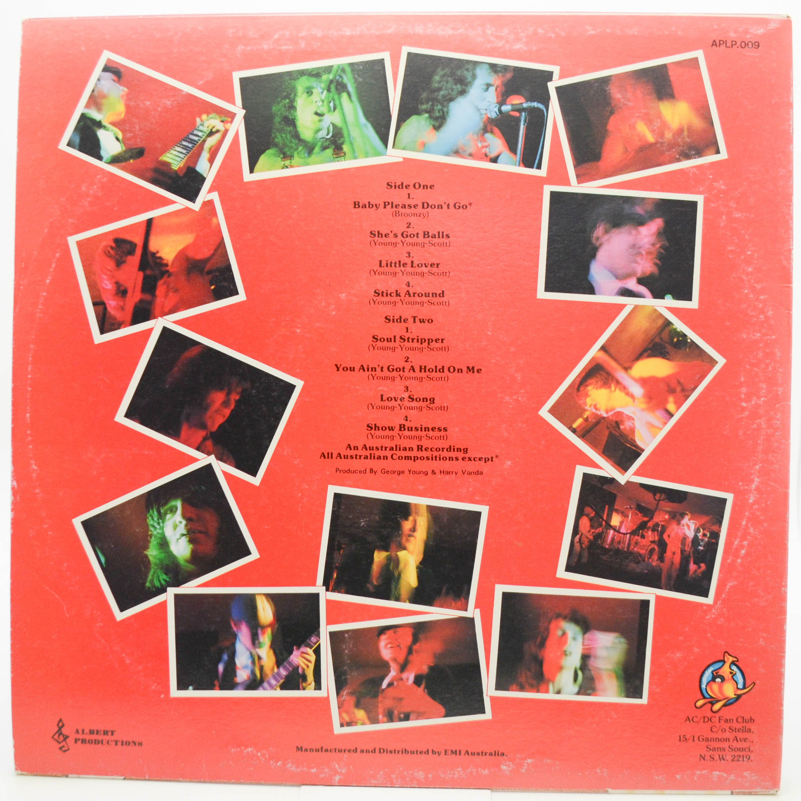 AC/DC — High Voltage (1-st, Australia), 1975