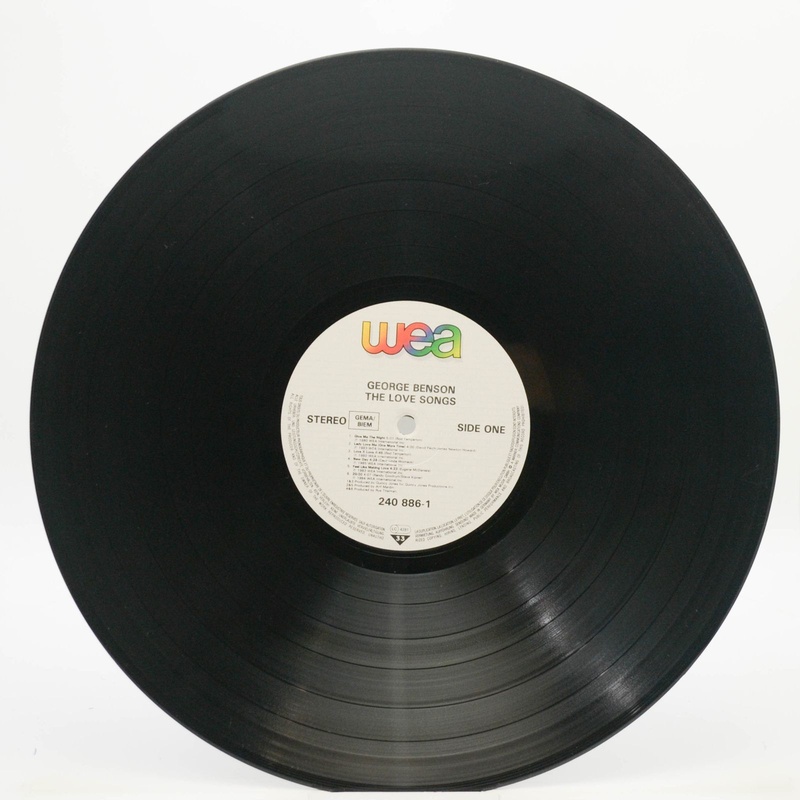 George Benson — The Love Songs, 1985