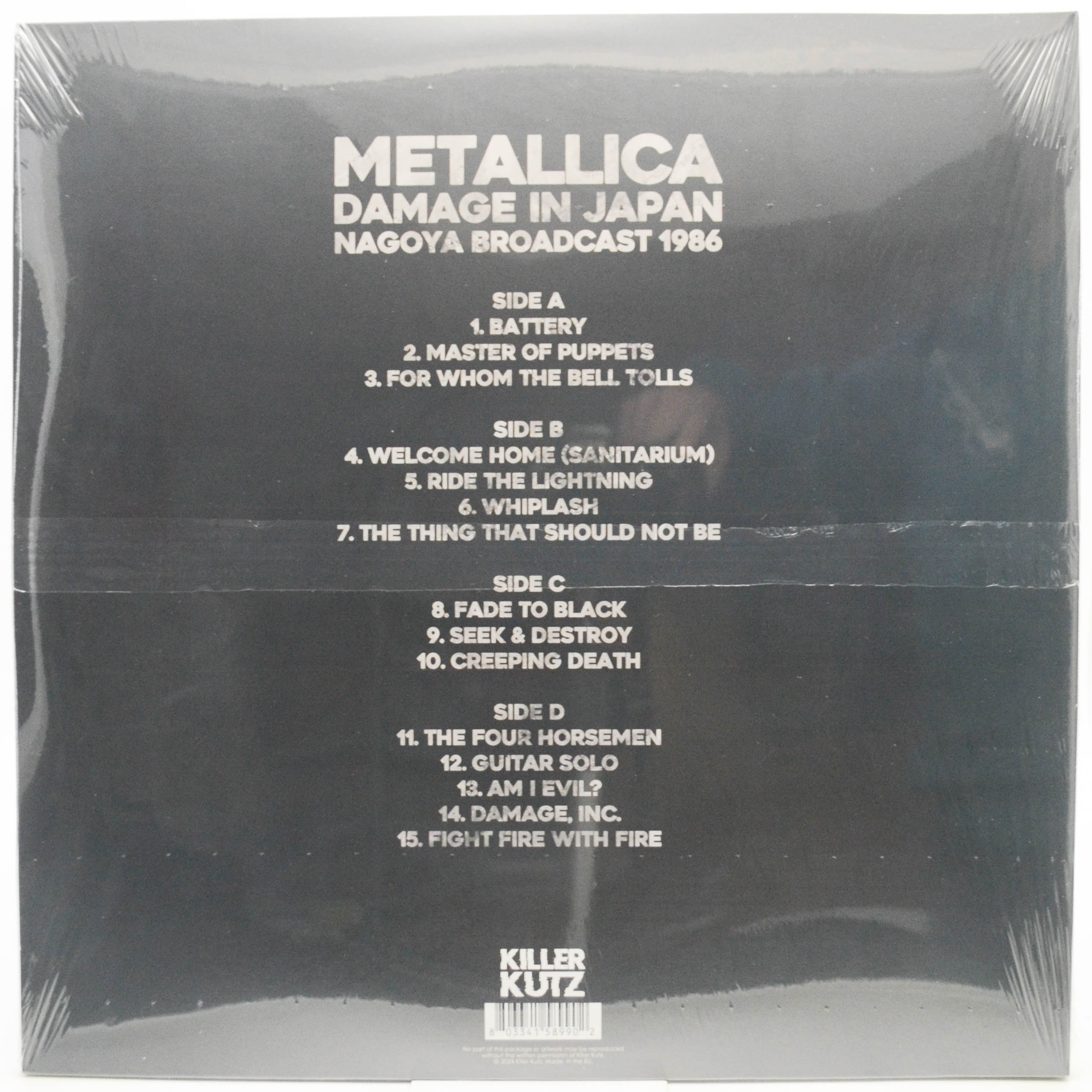 Metallica — Damage In Japan Nagoya Broadcast 1986 (2LP), 2024