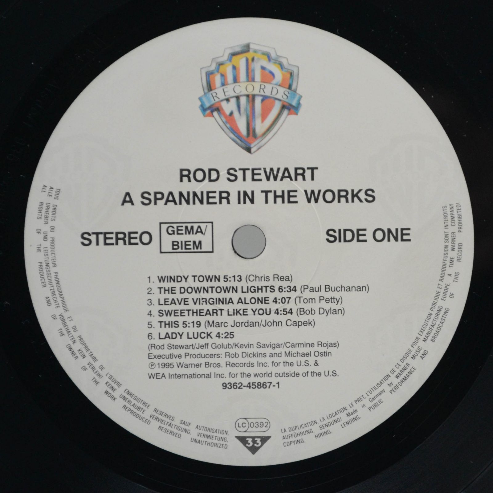 Rod Stewart — A Spanner In The Works, 1995