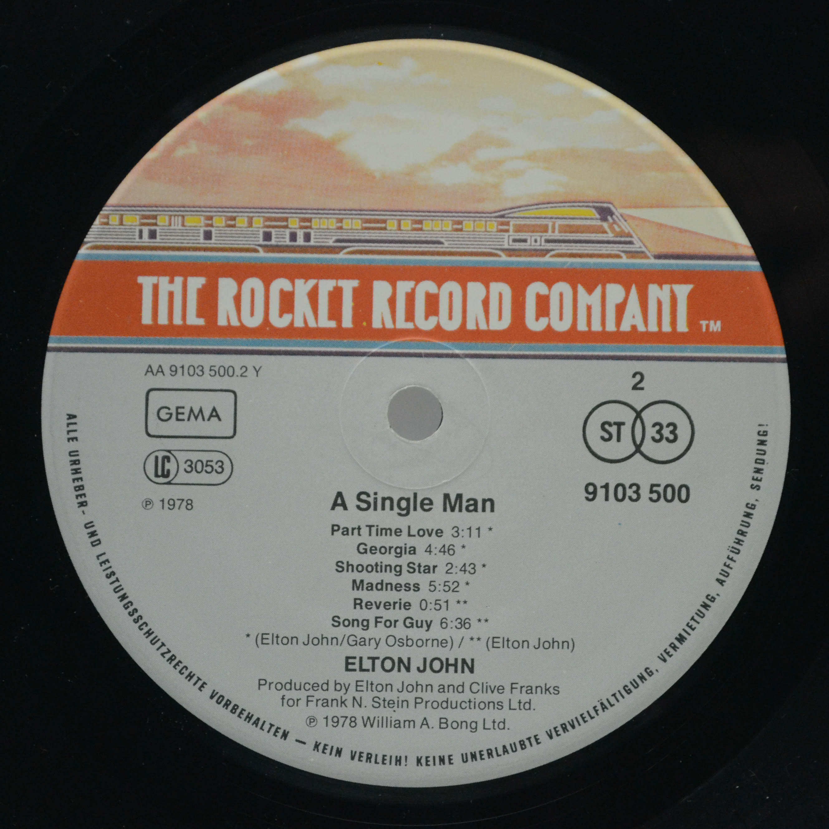 Elton John — A Single Man, 1978