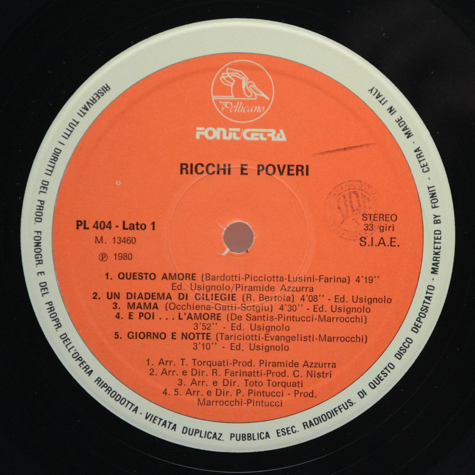 Ricchi & Poveri — Ricchi & Poveri (Italy), 1980