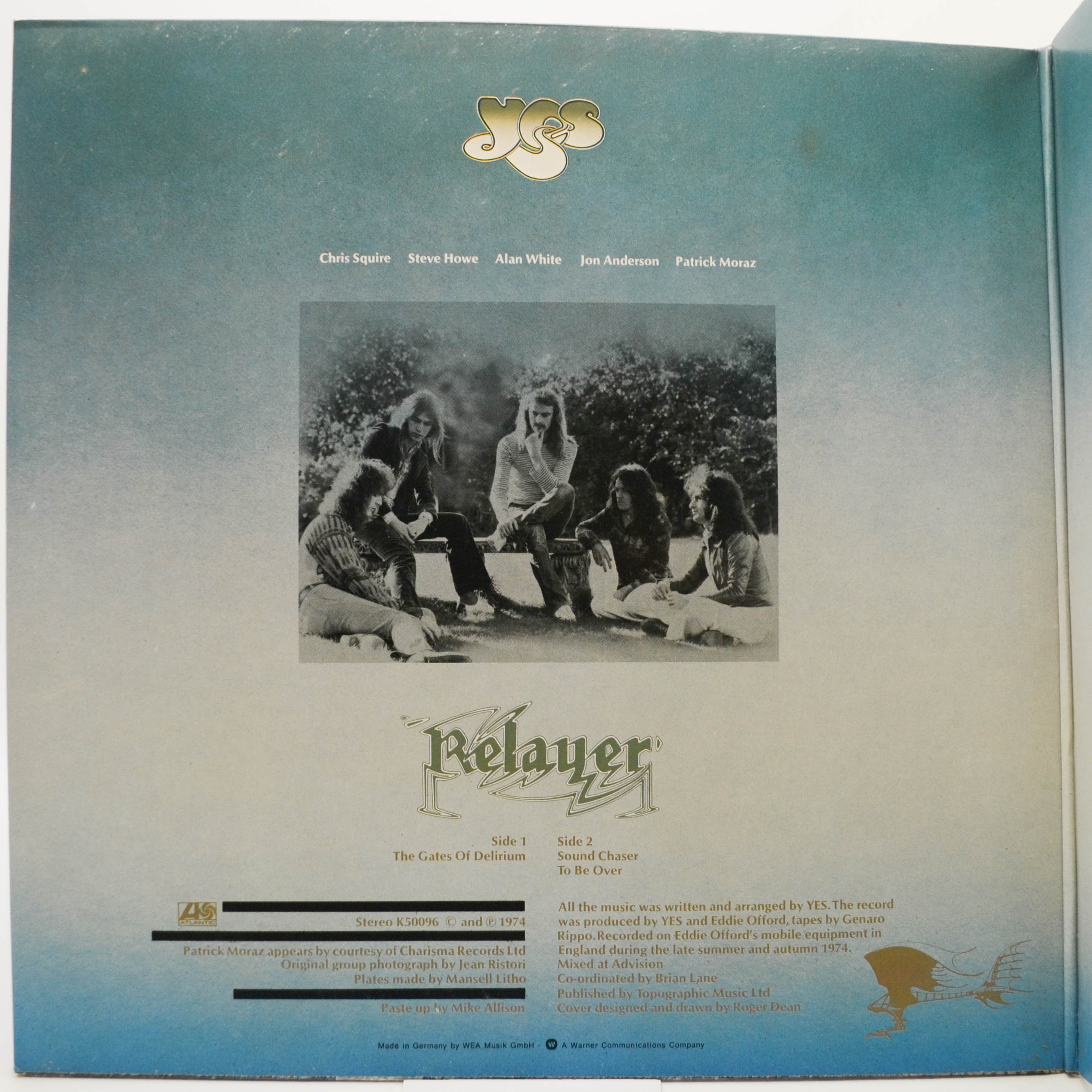 Yes — Relayer, 1974