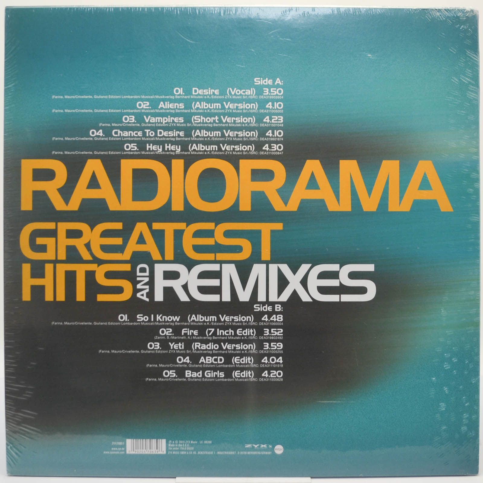 Radiorama — Greatest Hits & Remixes, 2015
