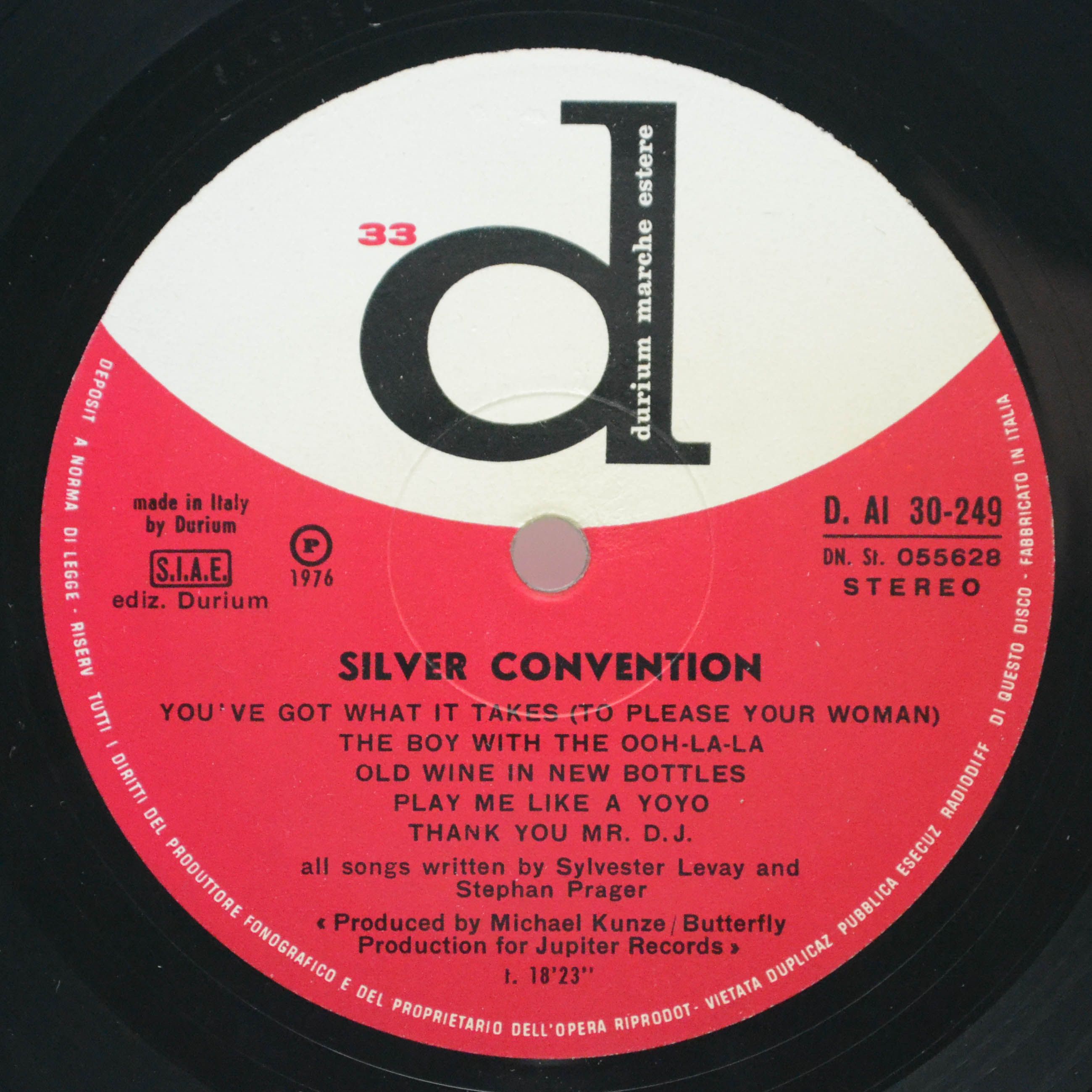 Виниловая пластинка Silver Convention — Silver Convention, 1976