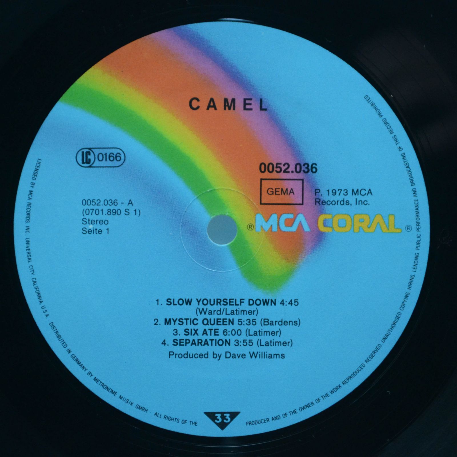 Camel — Camel, 1973