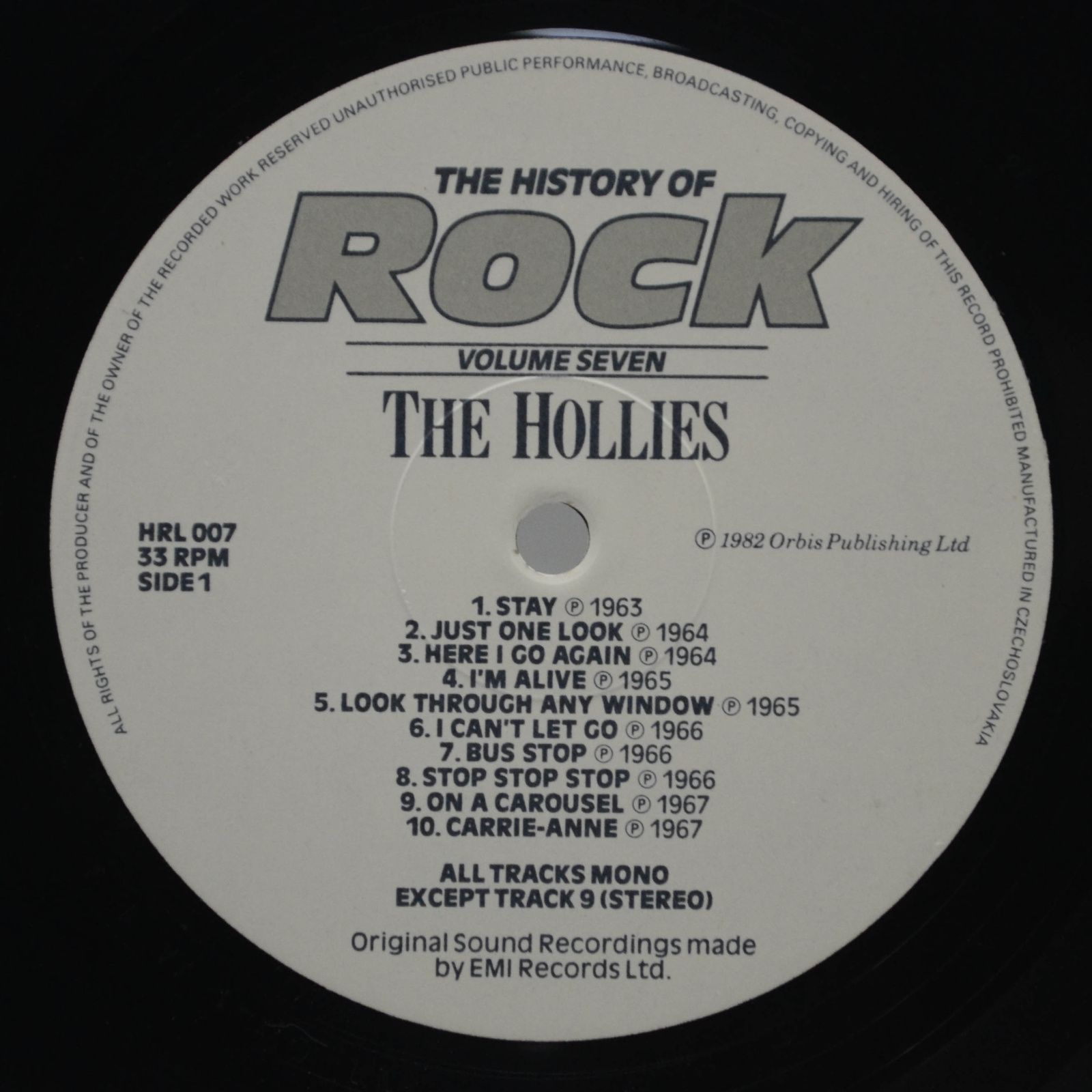 Hollies / Searchers / Kinks / Manfred Mann — The History Of Rock (Volume Seven) (2LP, UK), 1982