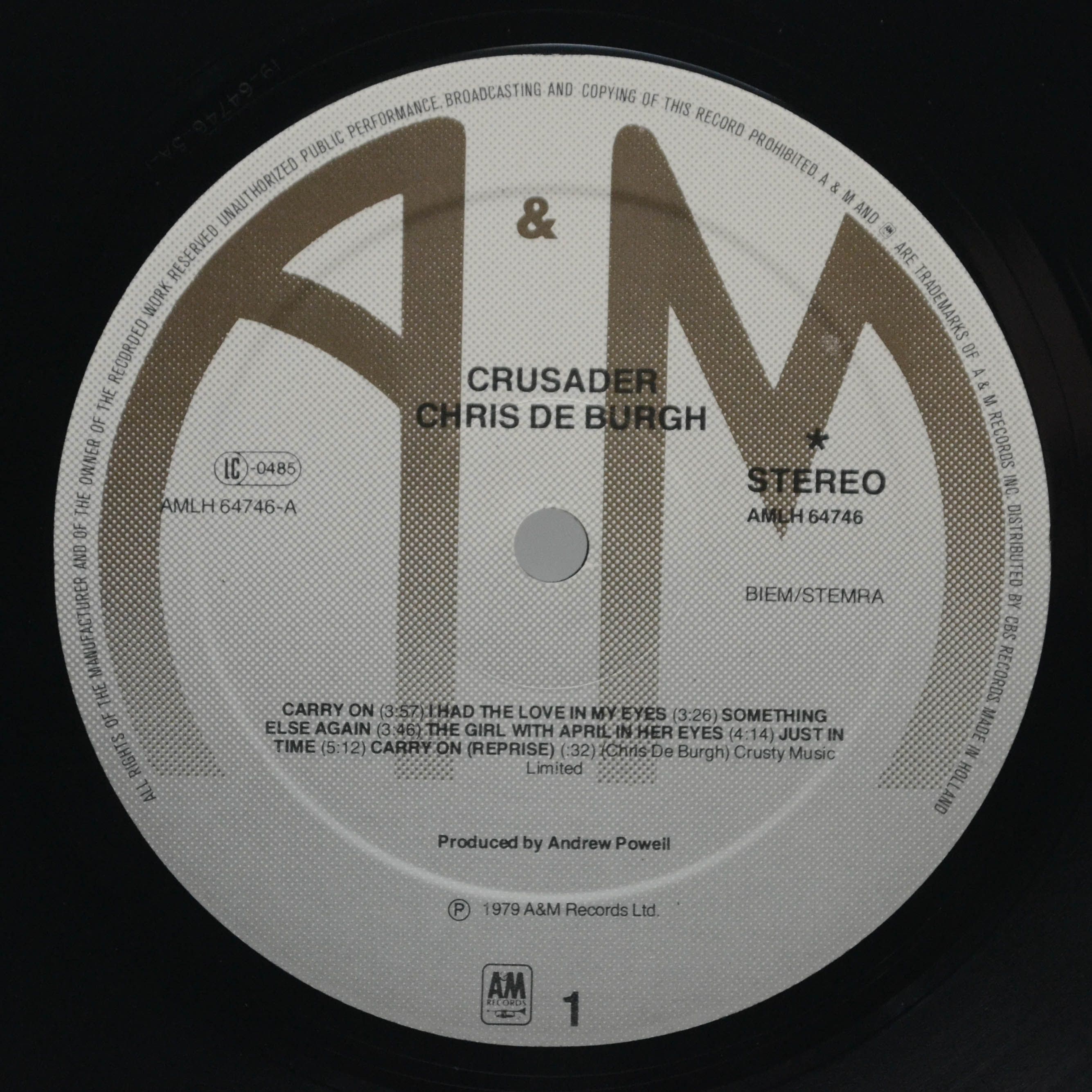 Chris de Burgh — Crusader, 1979