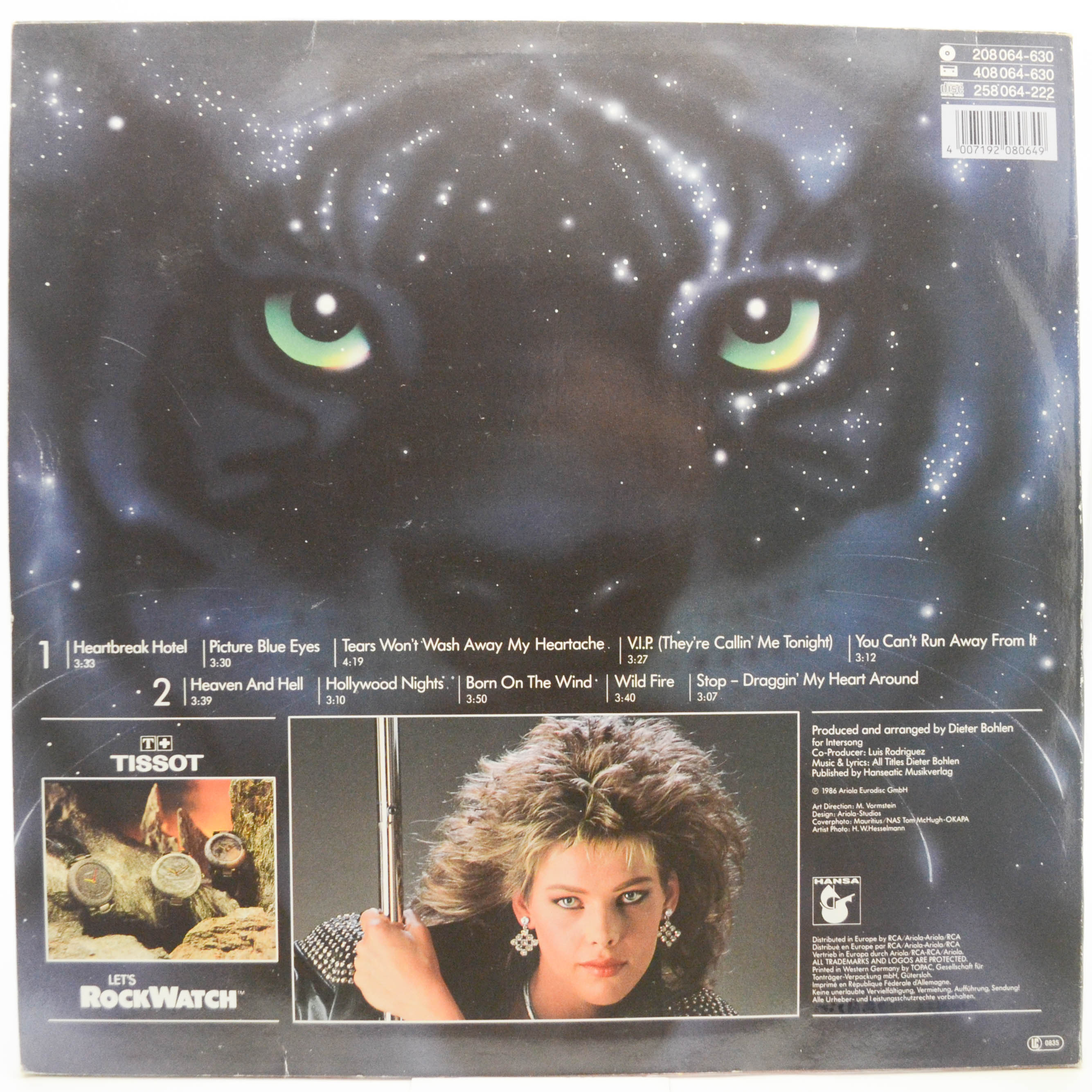 C.C. Catch — Welcome To The Heartbreak Hotel, 1986