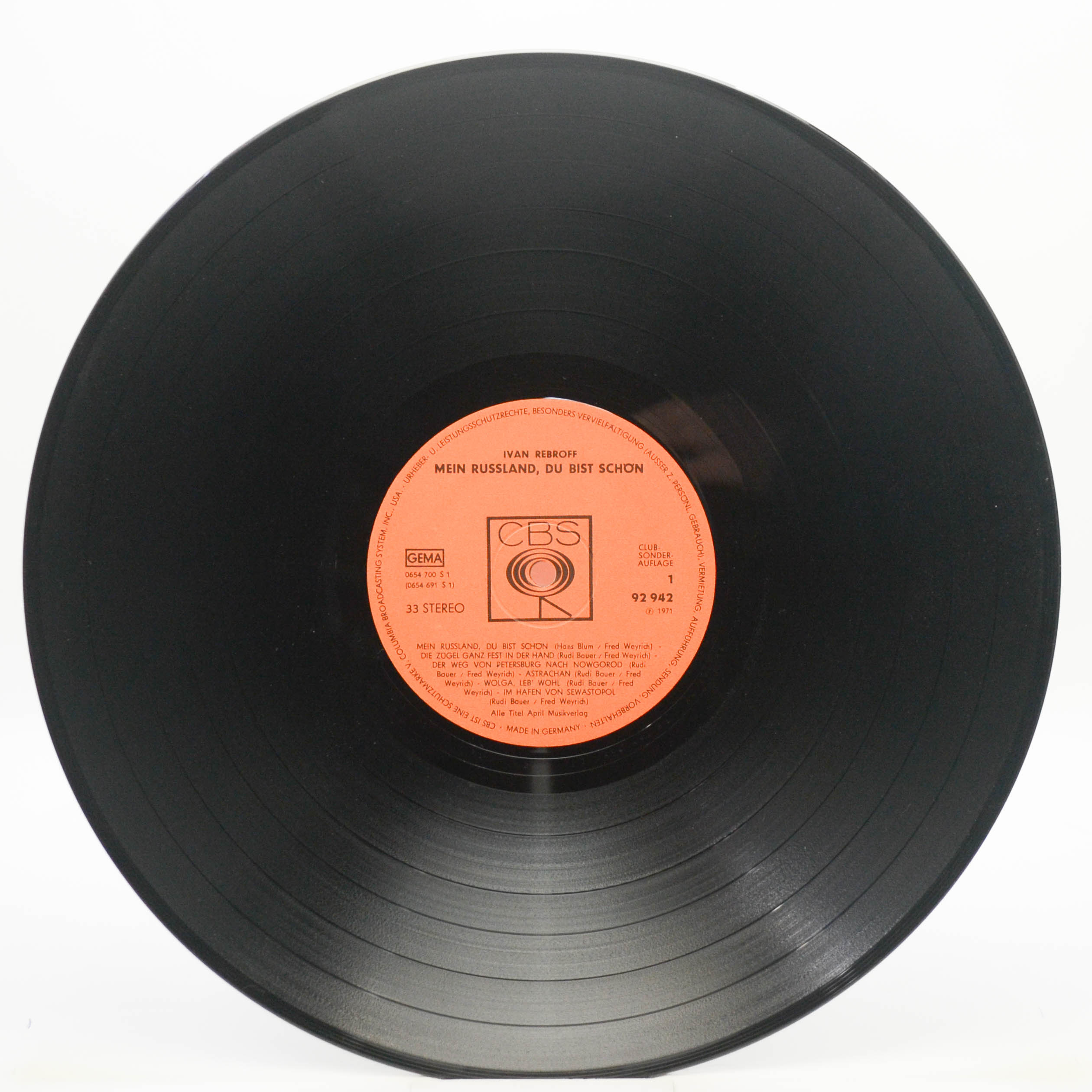 Ivan Rebroff — Mein Russland, Du Bist Schön (Russische Lieder In Deutscher Sprache), 1971