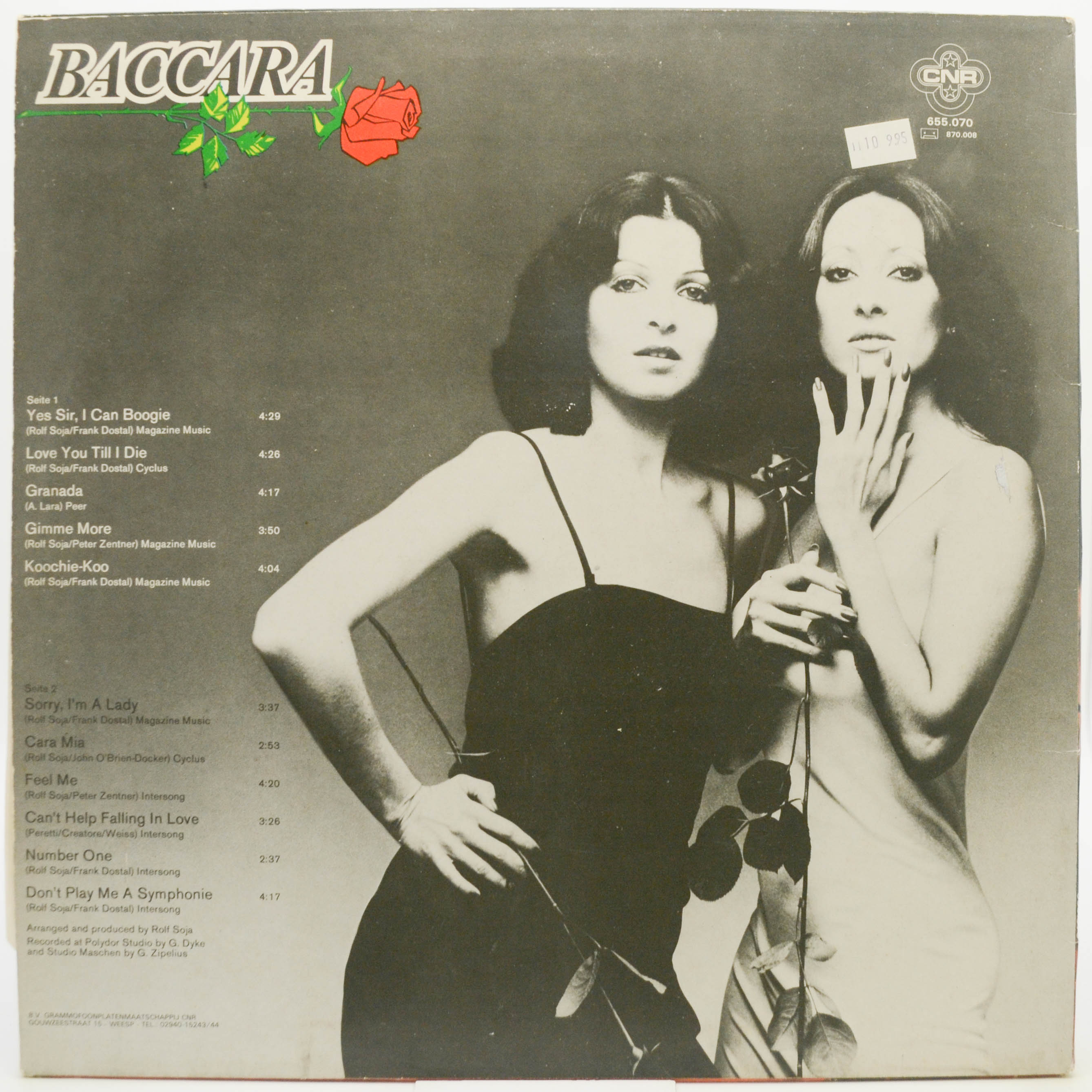 Baccara — Baccara, 1977