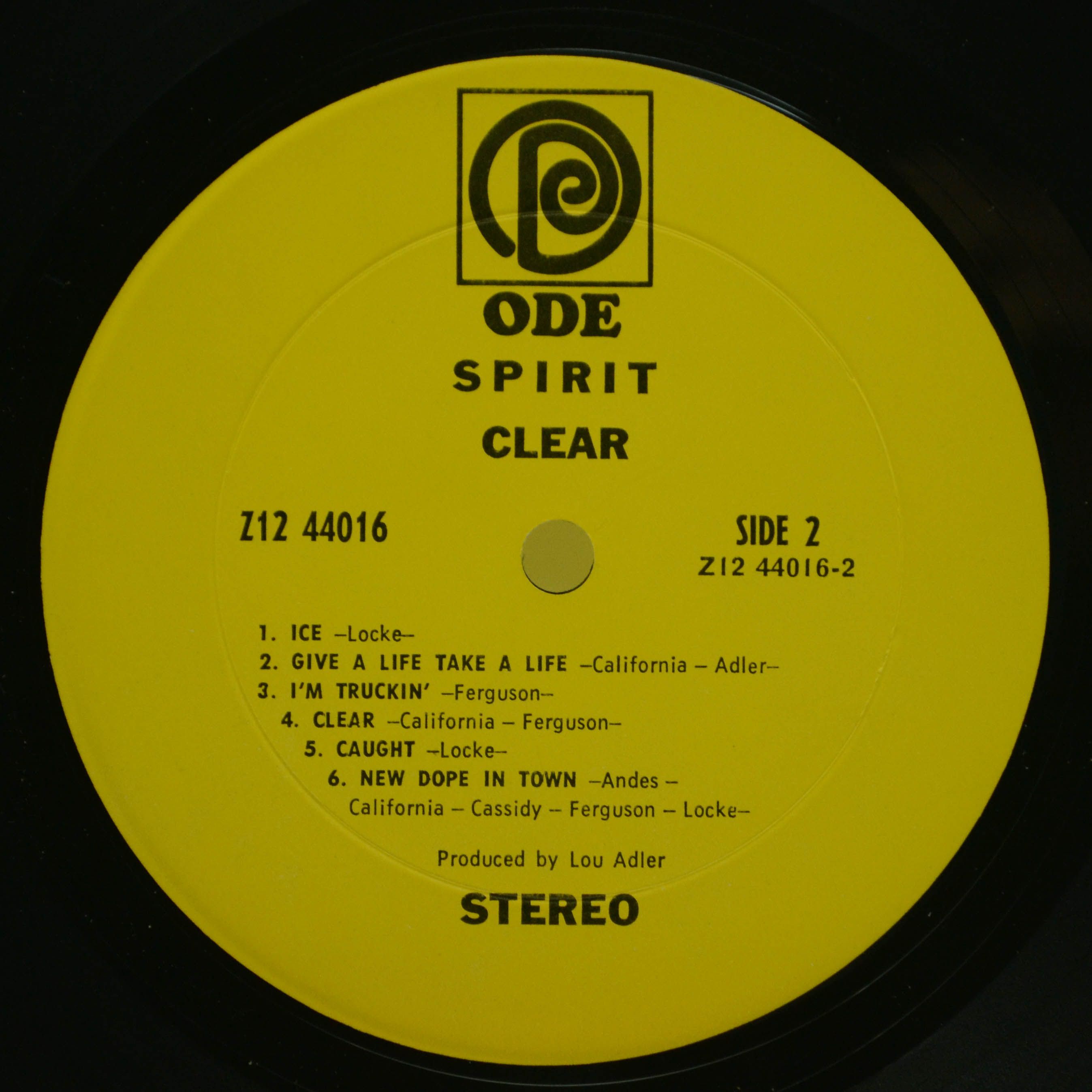 Spirit — Clear (USA), 1969