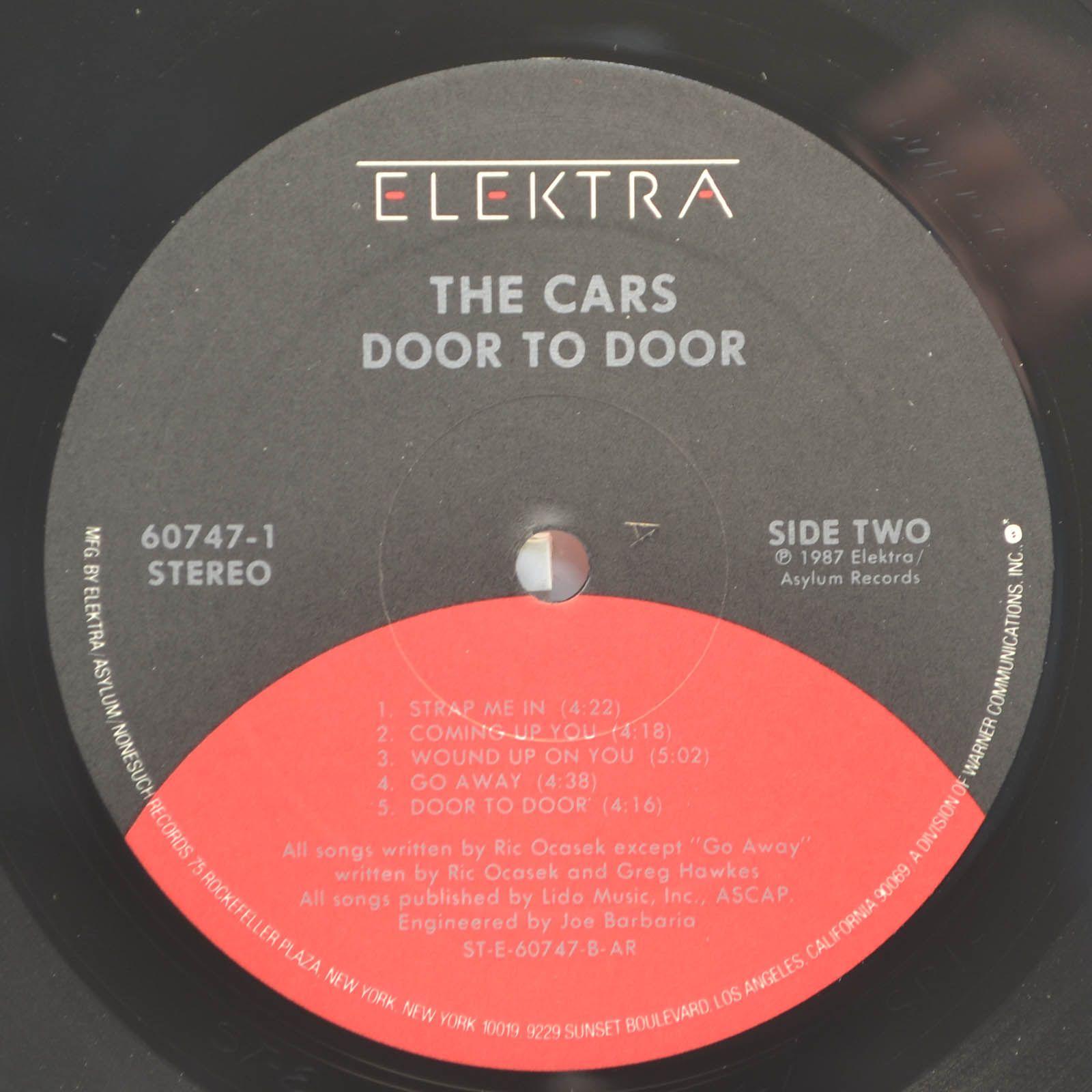 Cars — Door To Door (USA), 1987