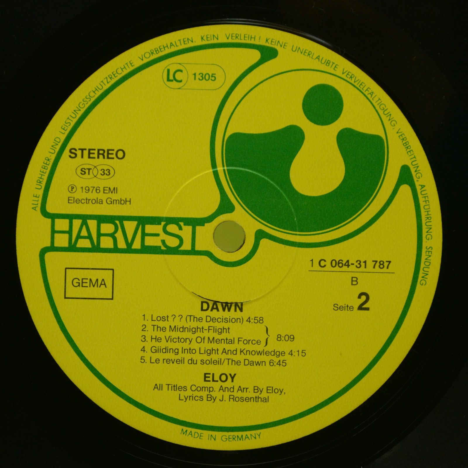 Eloy — Dawn, 1976
