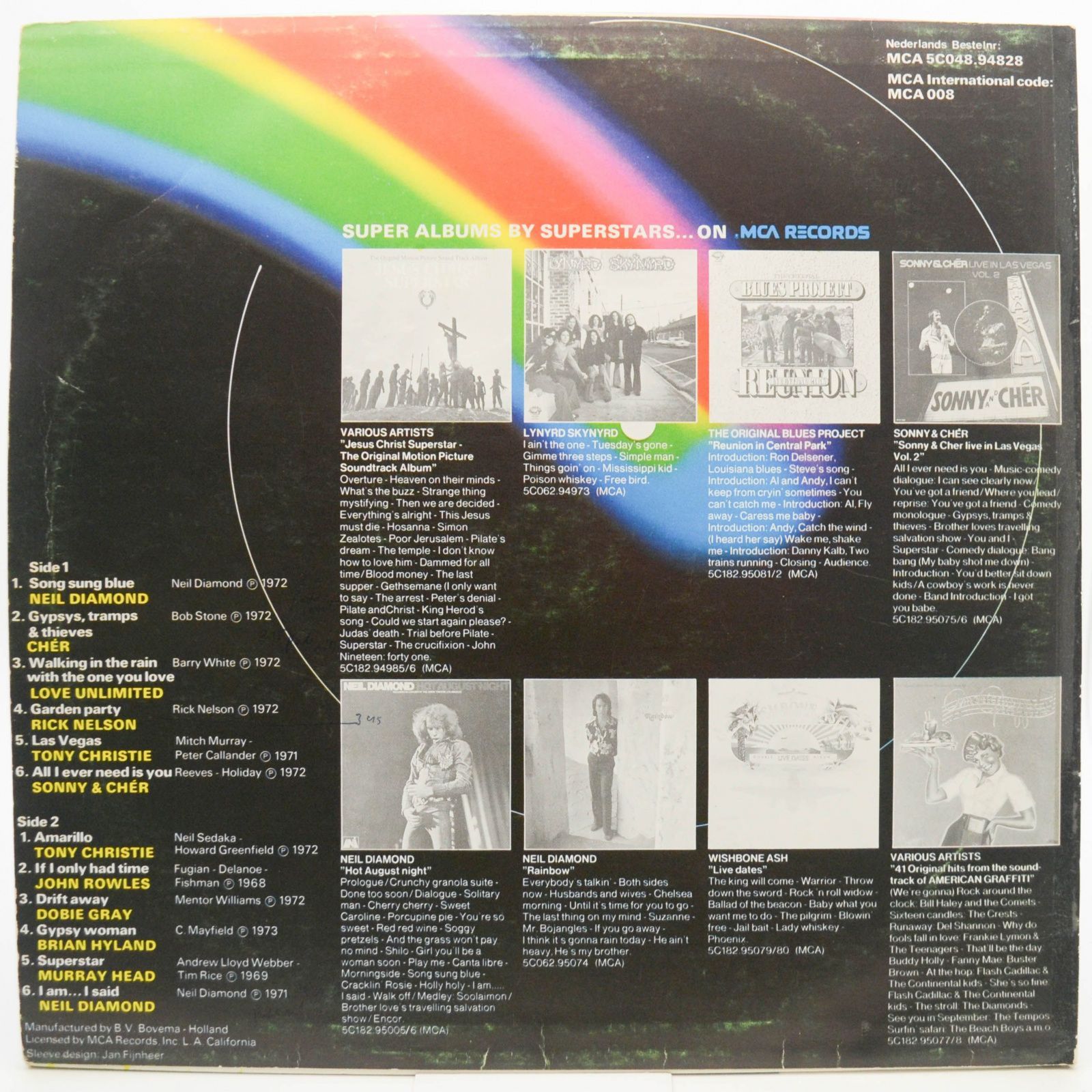 Various — Radio Veronica Presents: MCA Superstars - Really Got Their Hits Together, 1974