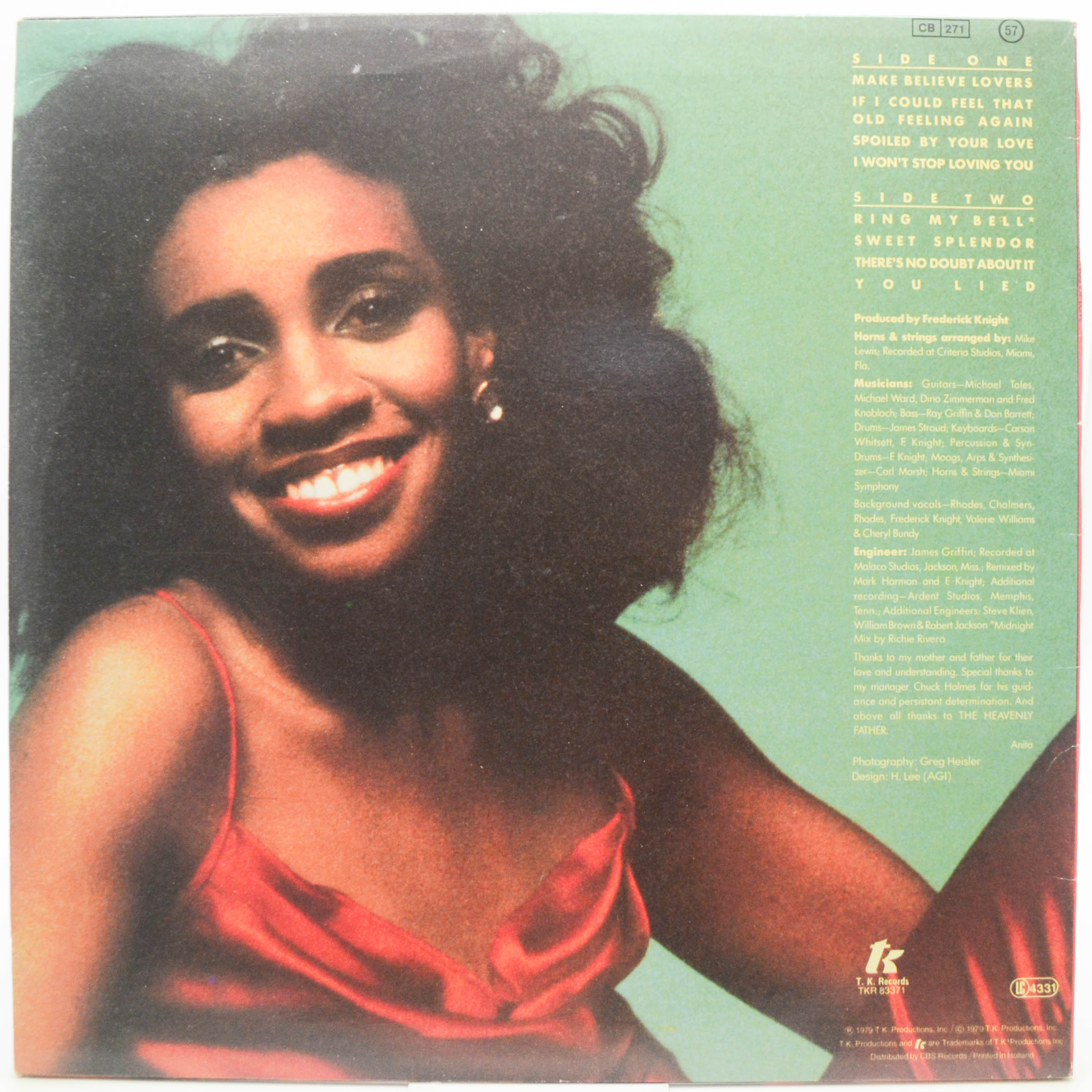 Anita Ward — Songs Of Love, 1979