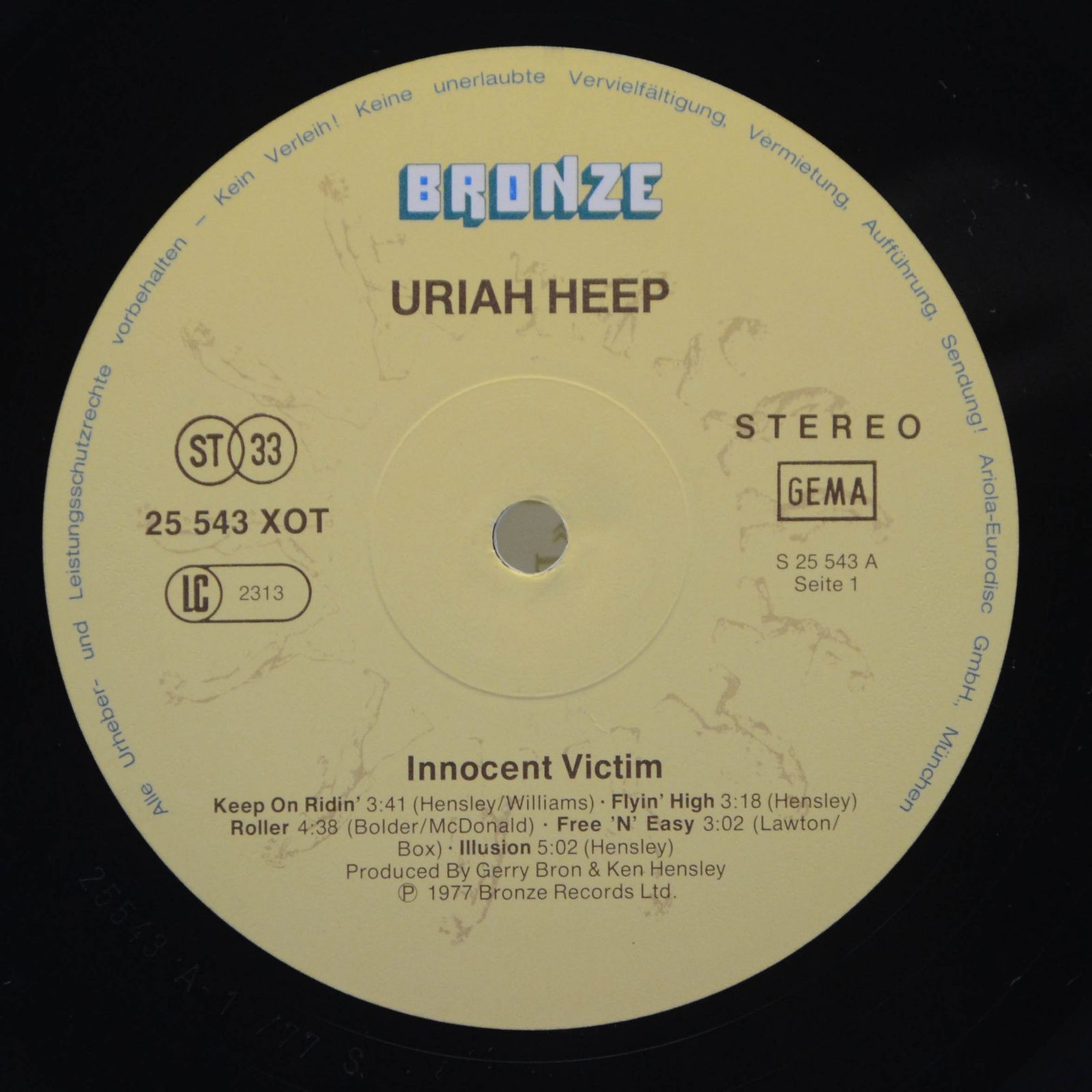 Uriah Heep — Innocent Victim, 1977