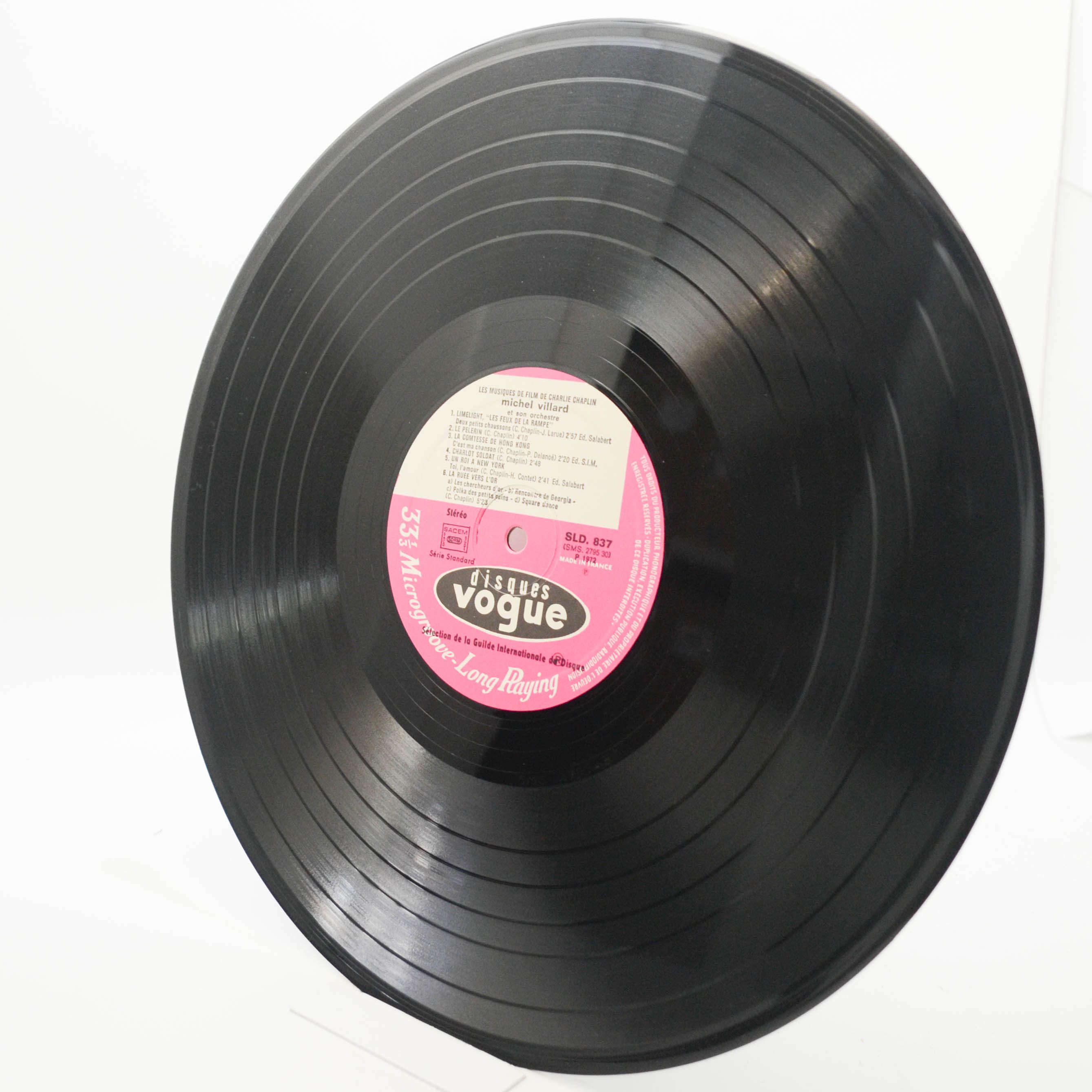 Charlie Chaplin - Michel Villard — Les Musiques Des Films De Charlie Chaplin (1-st, France), 1972