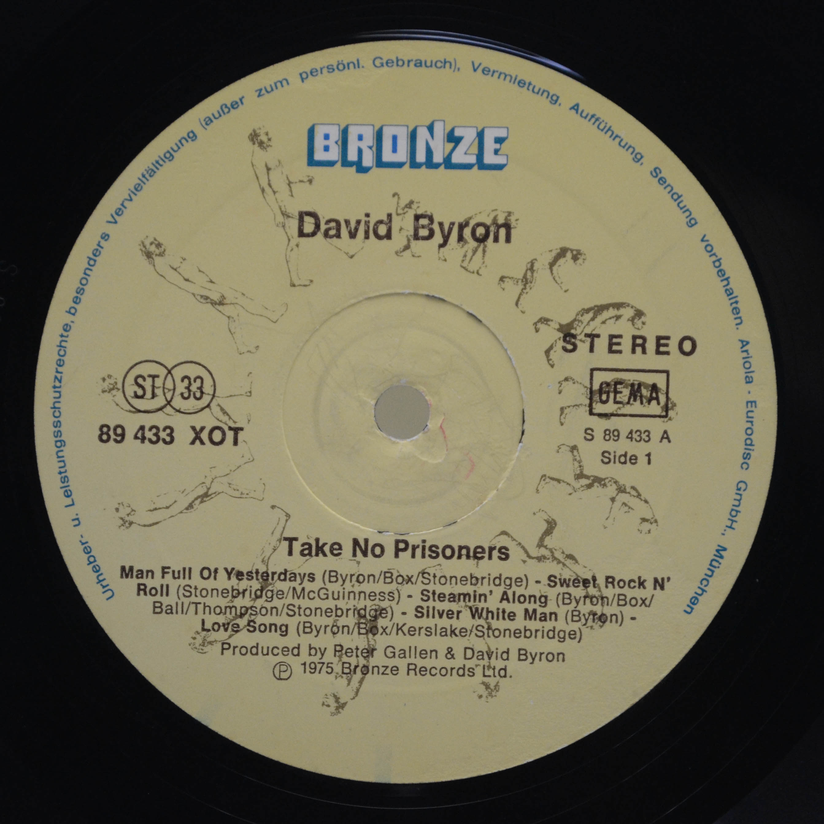 David Byron — Take No Prisoners, 1975