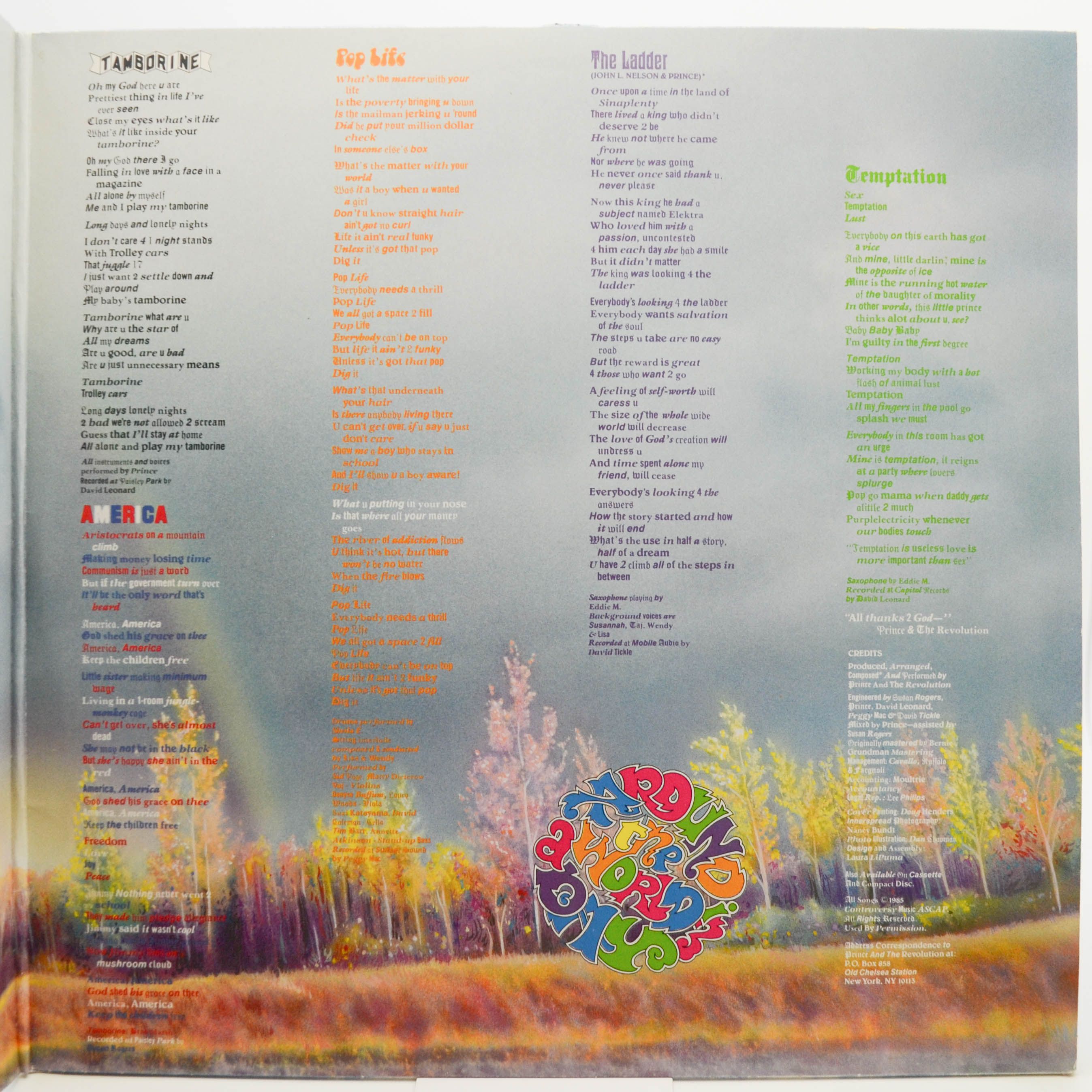 Prince And The Revolution — Around The World In A Day, 1985