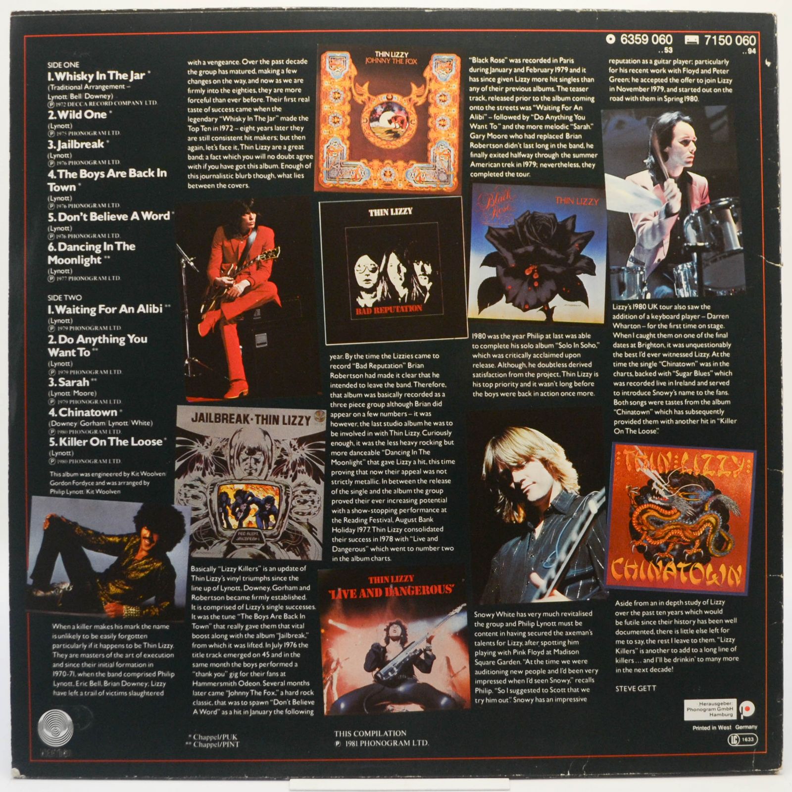 Thin Lizzy — Lizzy Killers, 1981