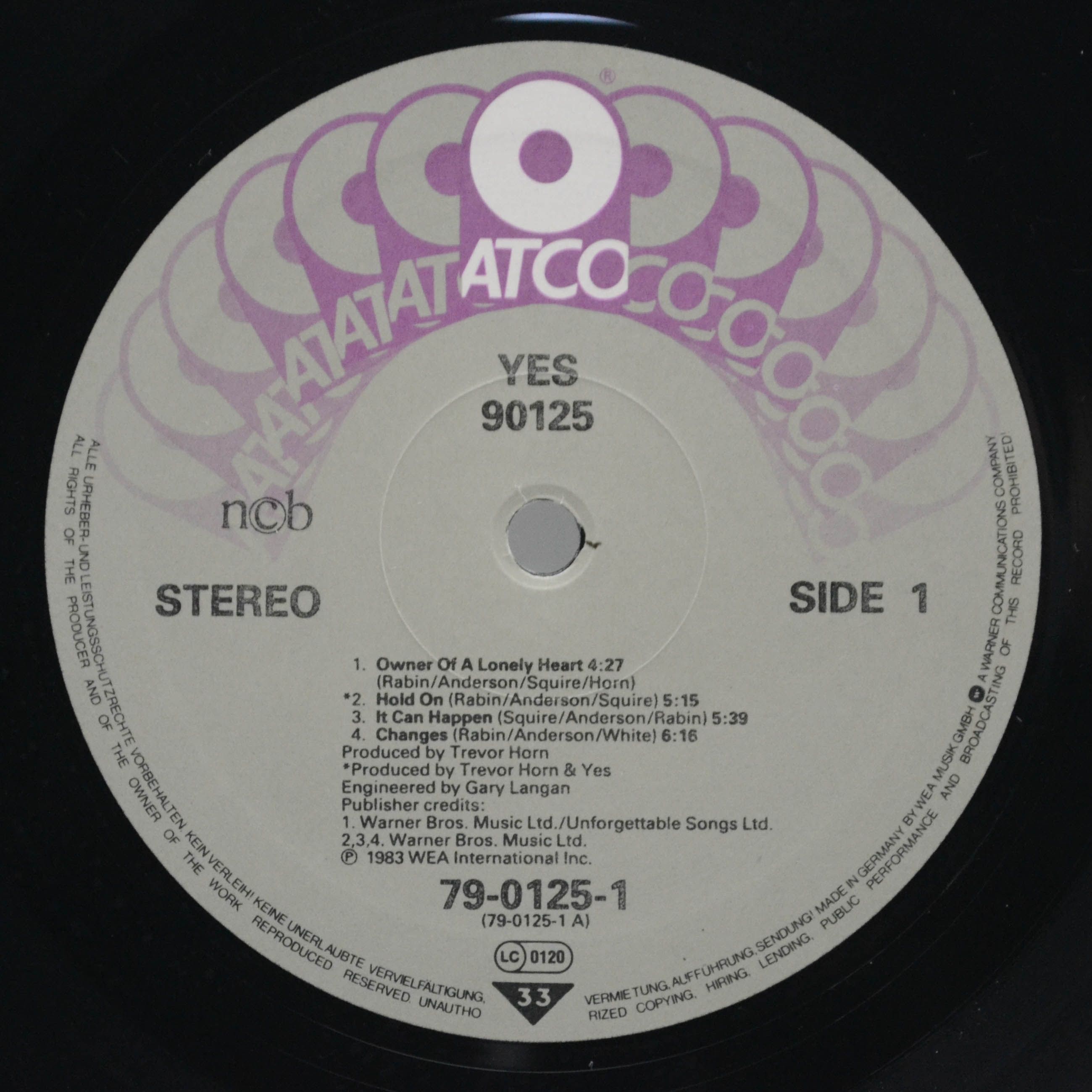 Yes — 90125, 1983