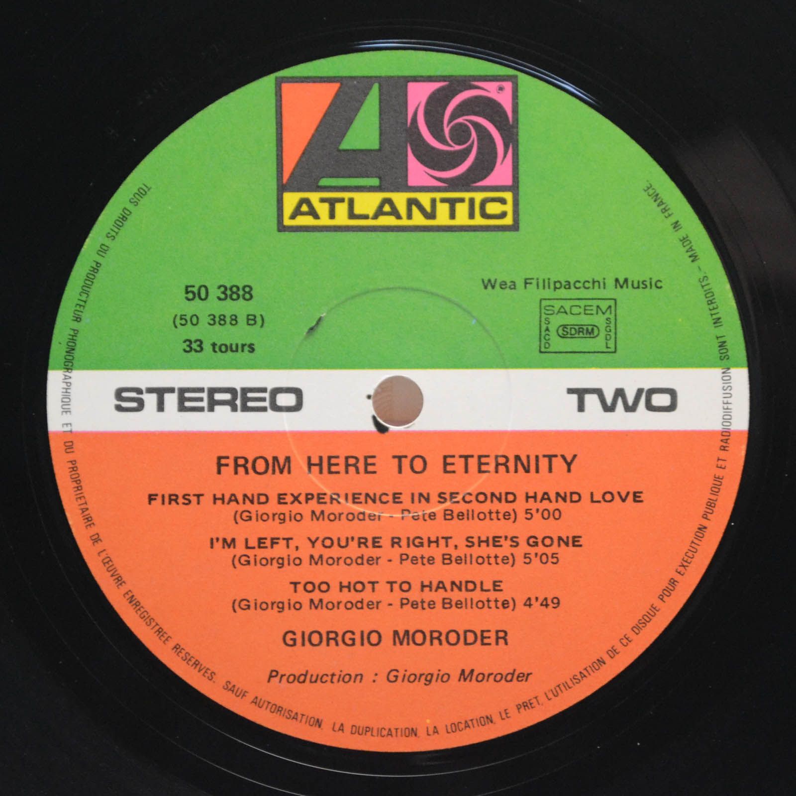 Giorgio — From Here To Eternity, 1977