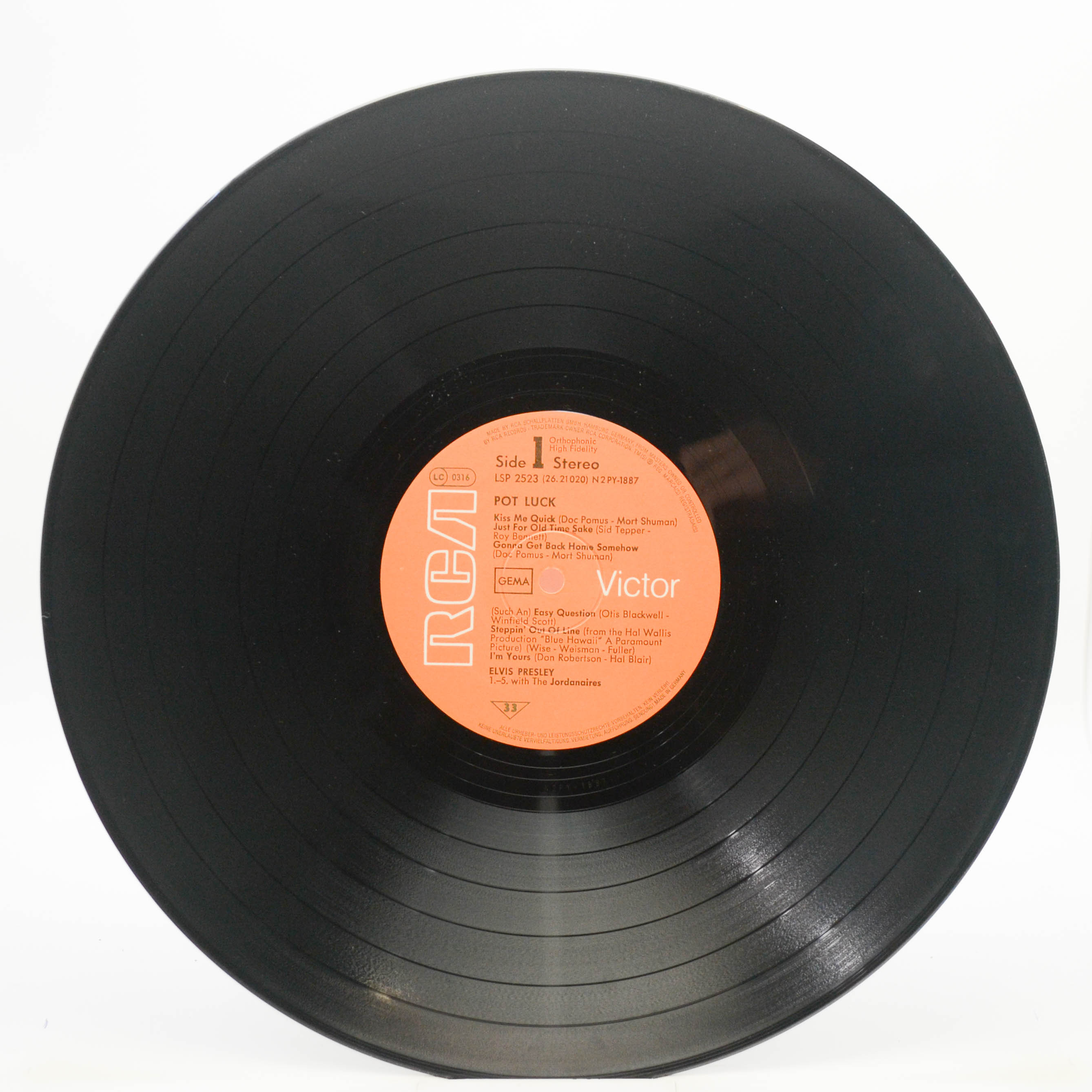 Elvis Presley — Pot Luck, 1962