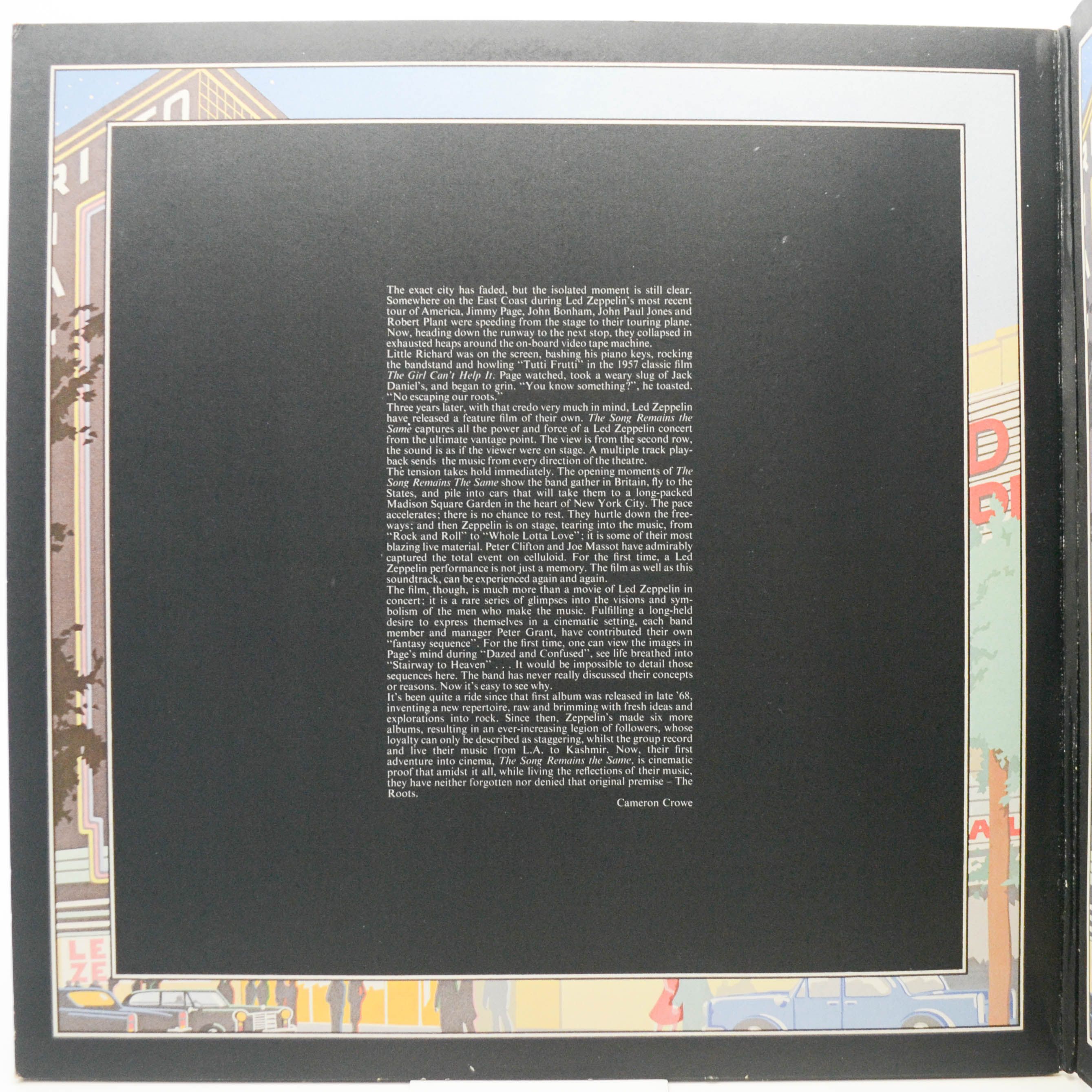Виниловая пластинка Led Zeppelin — The Soundtrack From The Film The Song Remains The Same (2LP), 1976