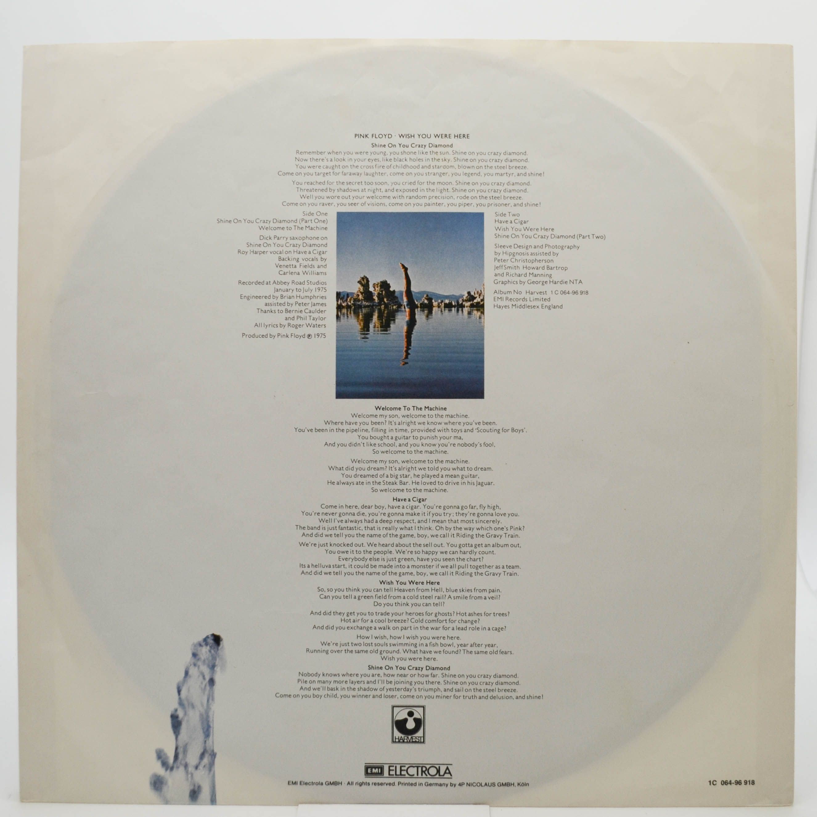 Pink Floyd — Wish You Were Here, 1975