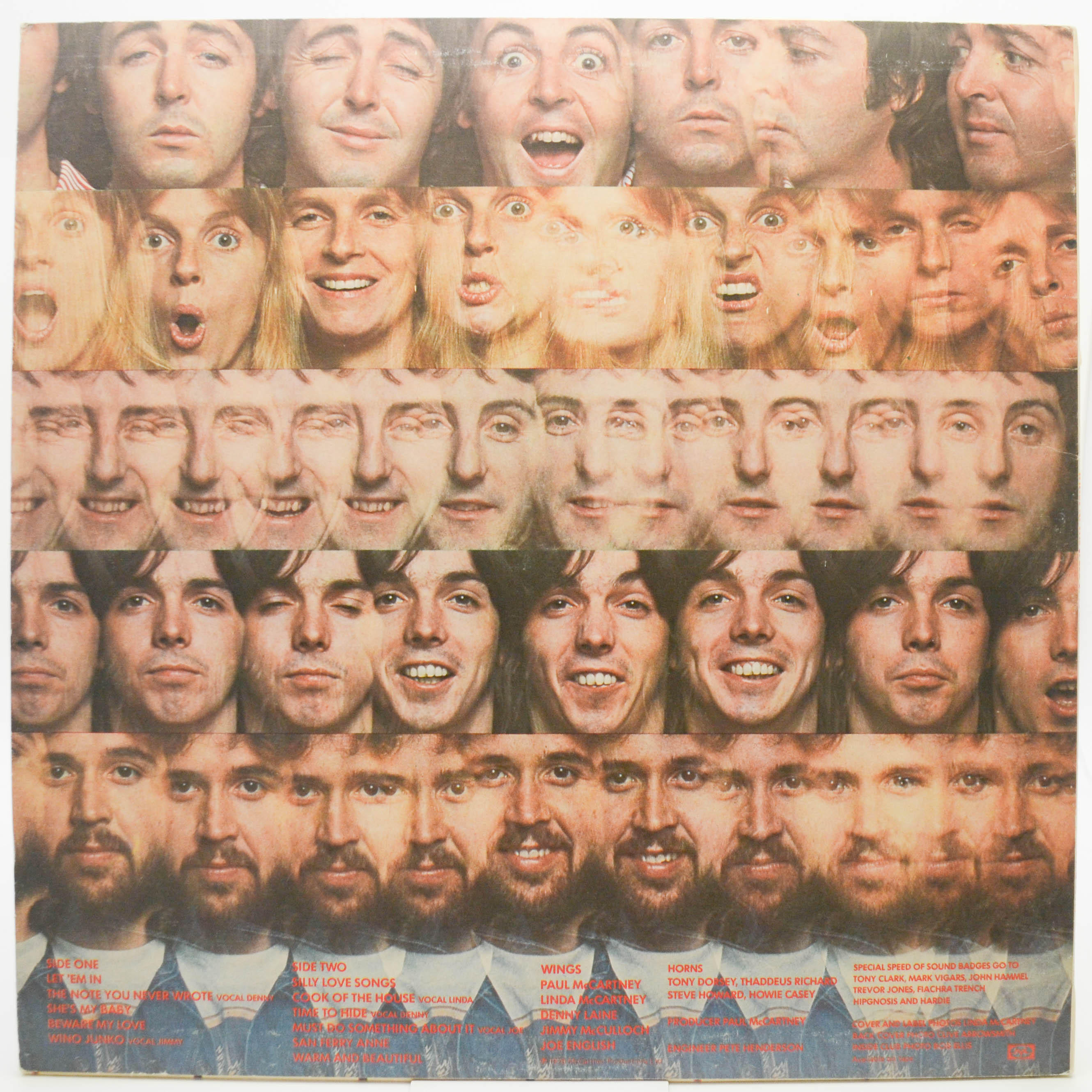 Wings — Wings At The Speed Of Sound (1-st, UK), 1976