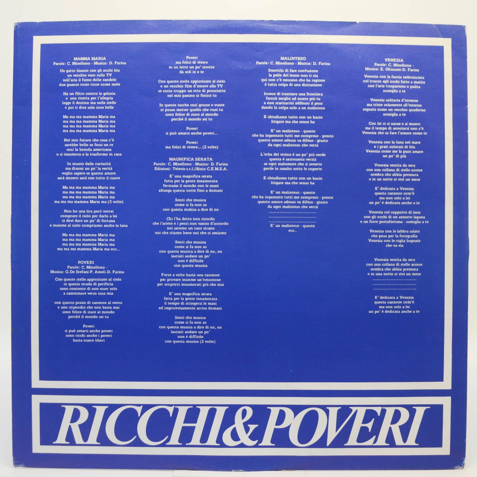 Ricchi & Poveri — Piccolo Amore, 1982