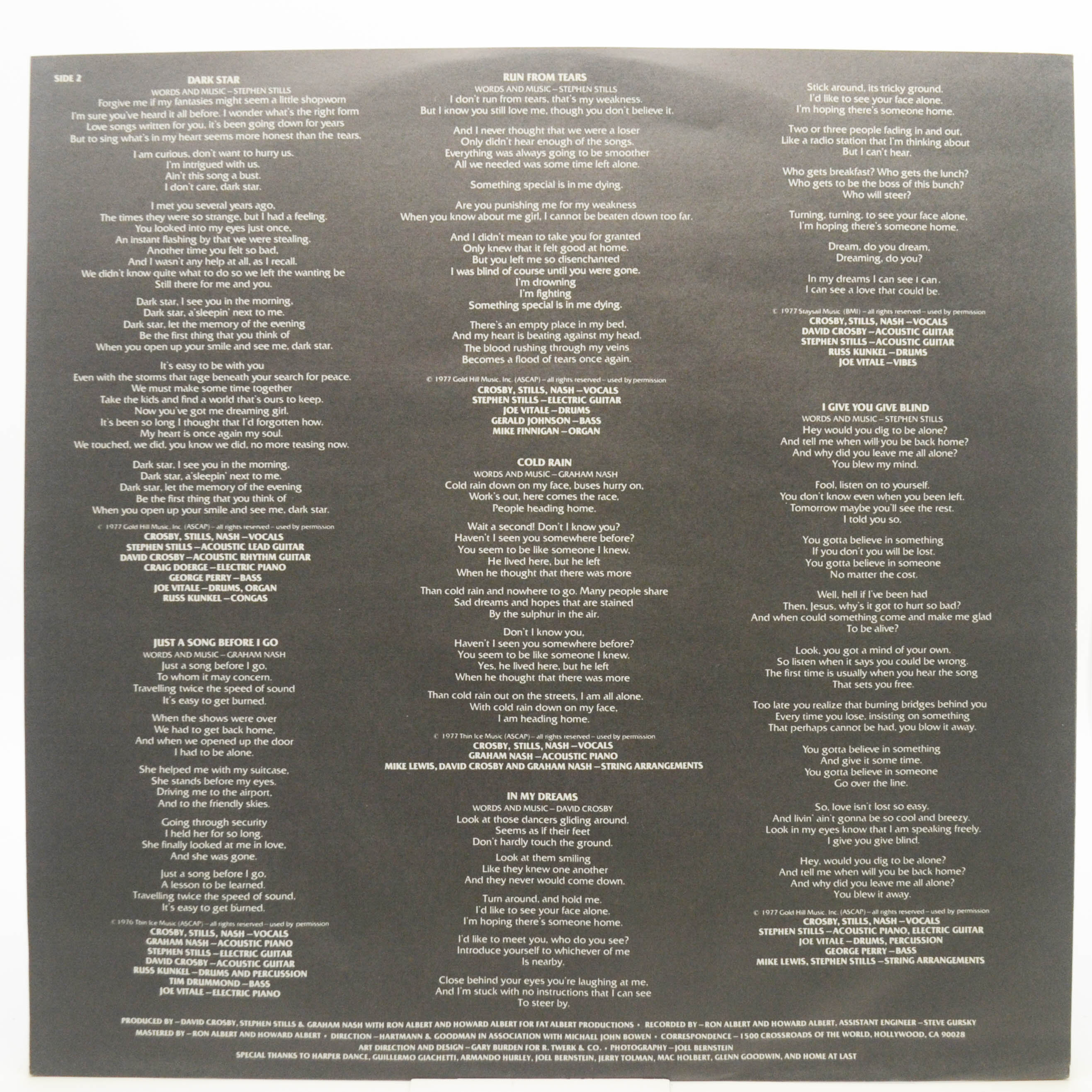 Crosby, Stills & Nash — CSN, 1977