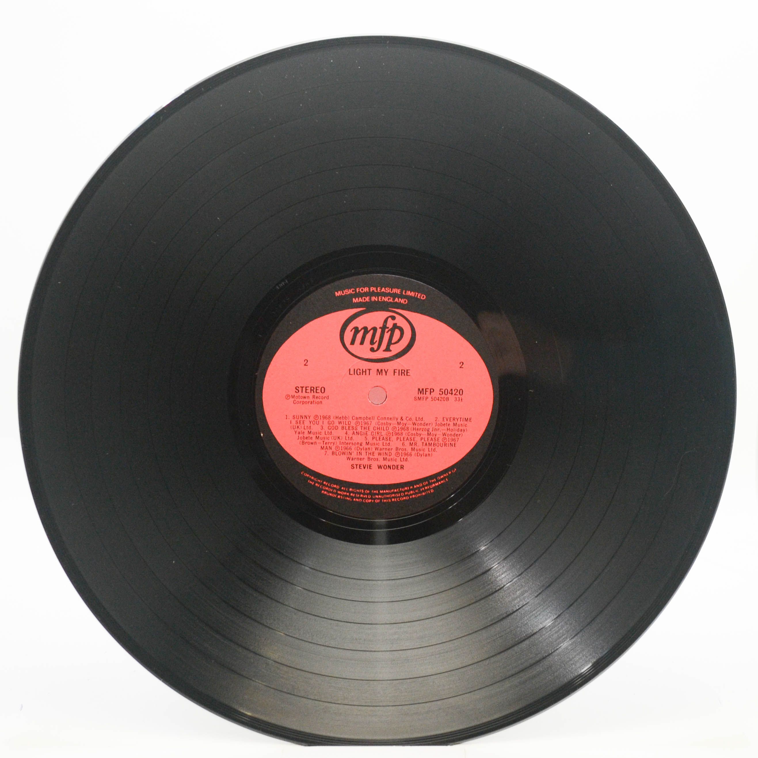 Stevie Wonder — Light My Fire (UK), 1979