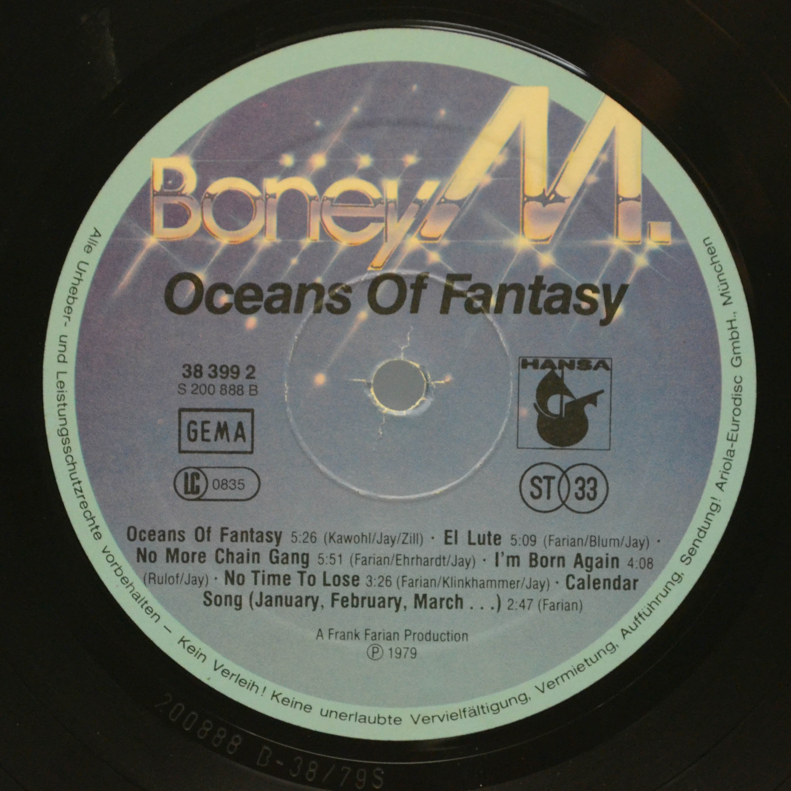 Boney M. — Oceans Of Fantasy, 1979