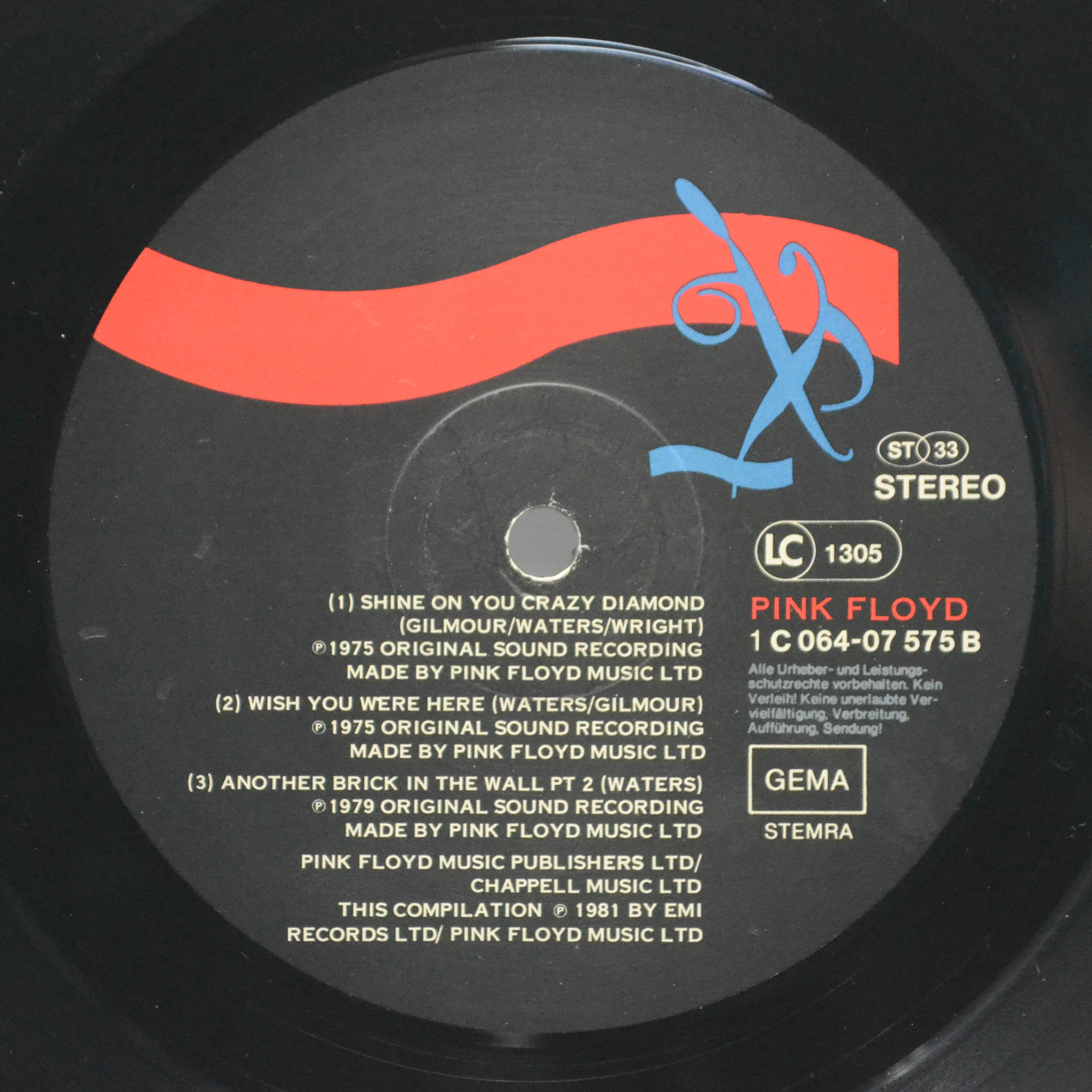 Pink Floyd — A Collection Of Great Dance Songs, 1981