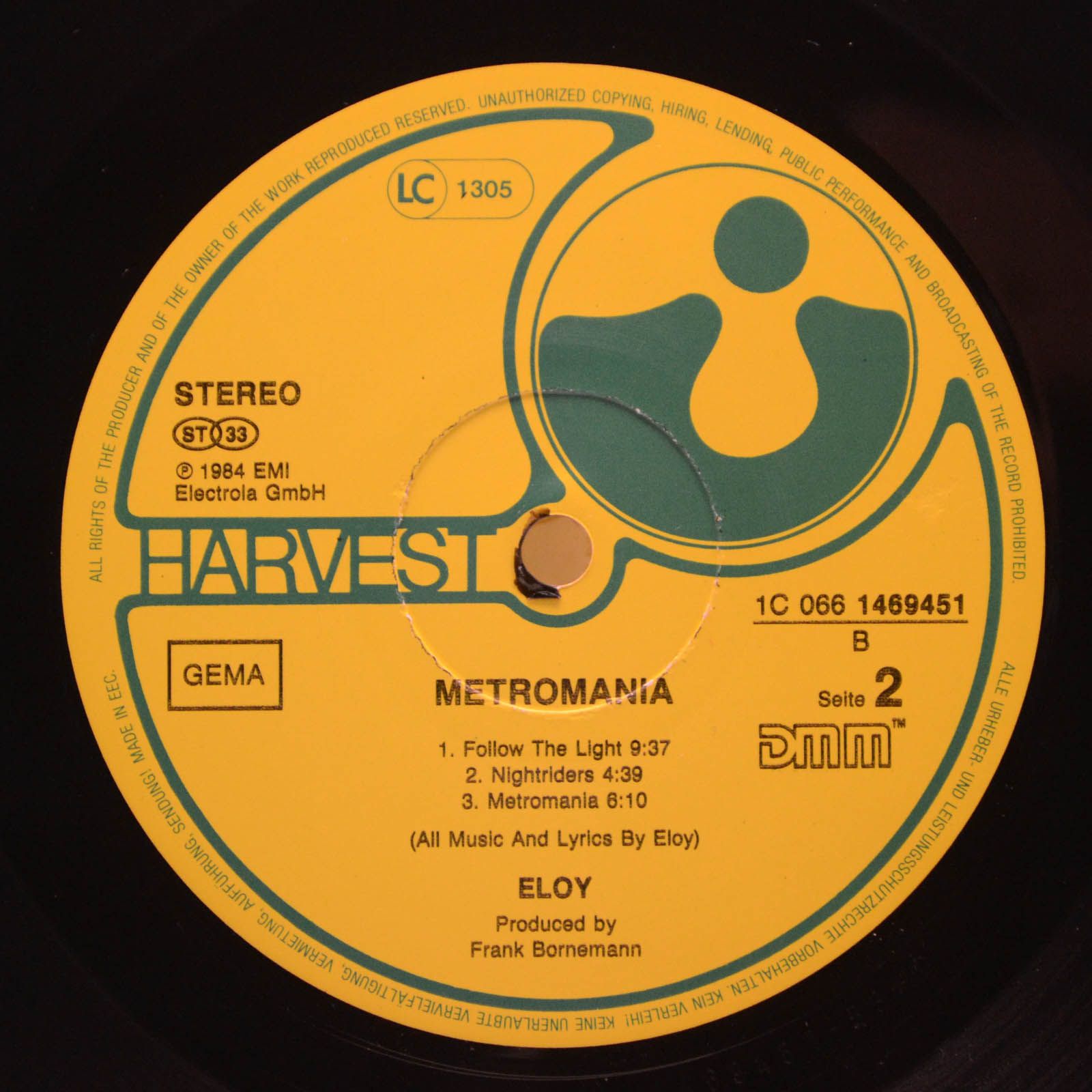 Eloy — Metromania, 1984