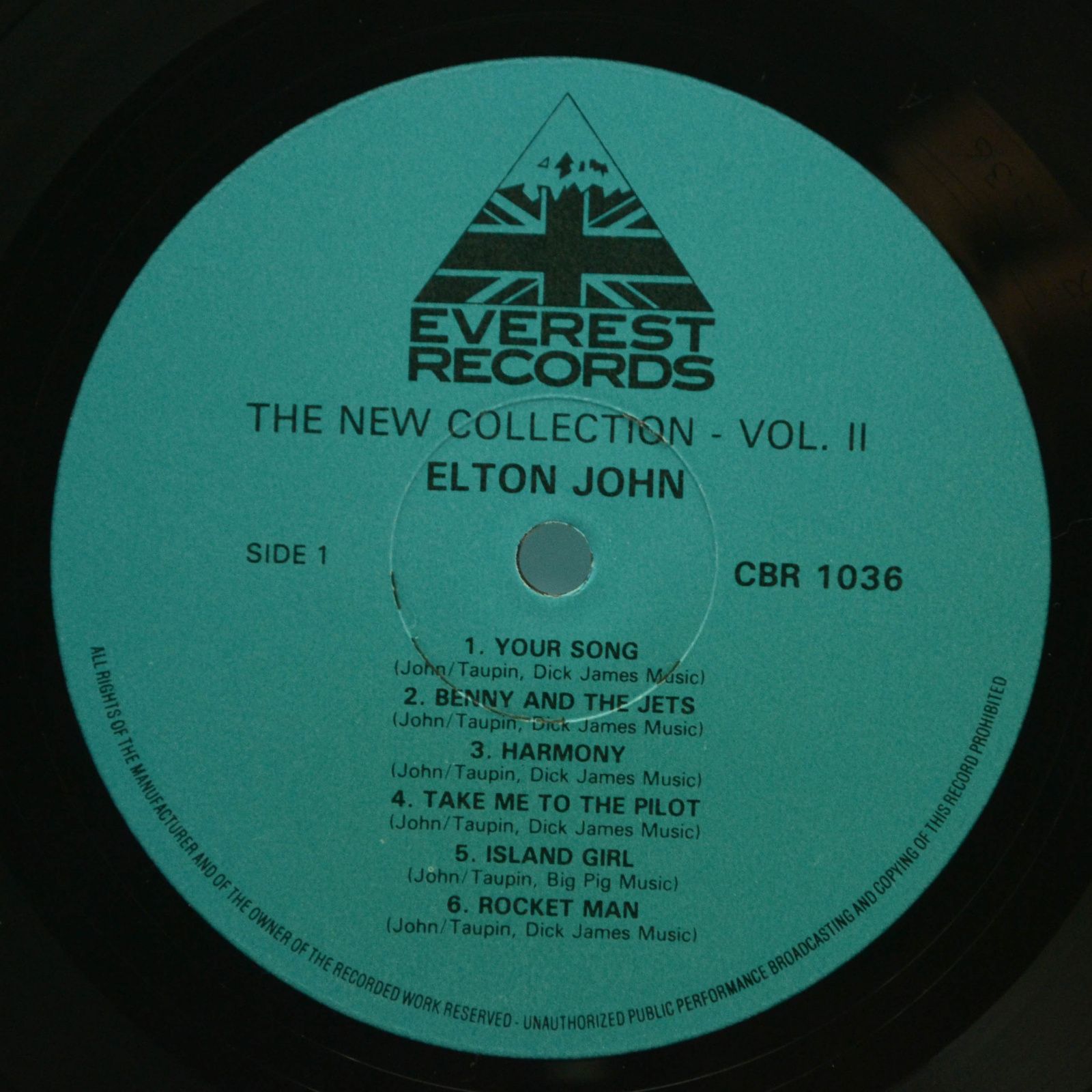 Elton John — The New Collection - Vol. II (UK), 1983