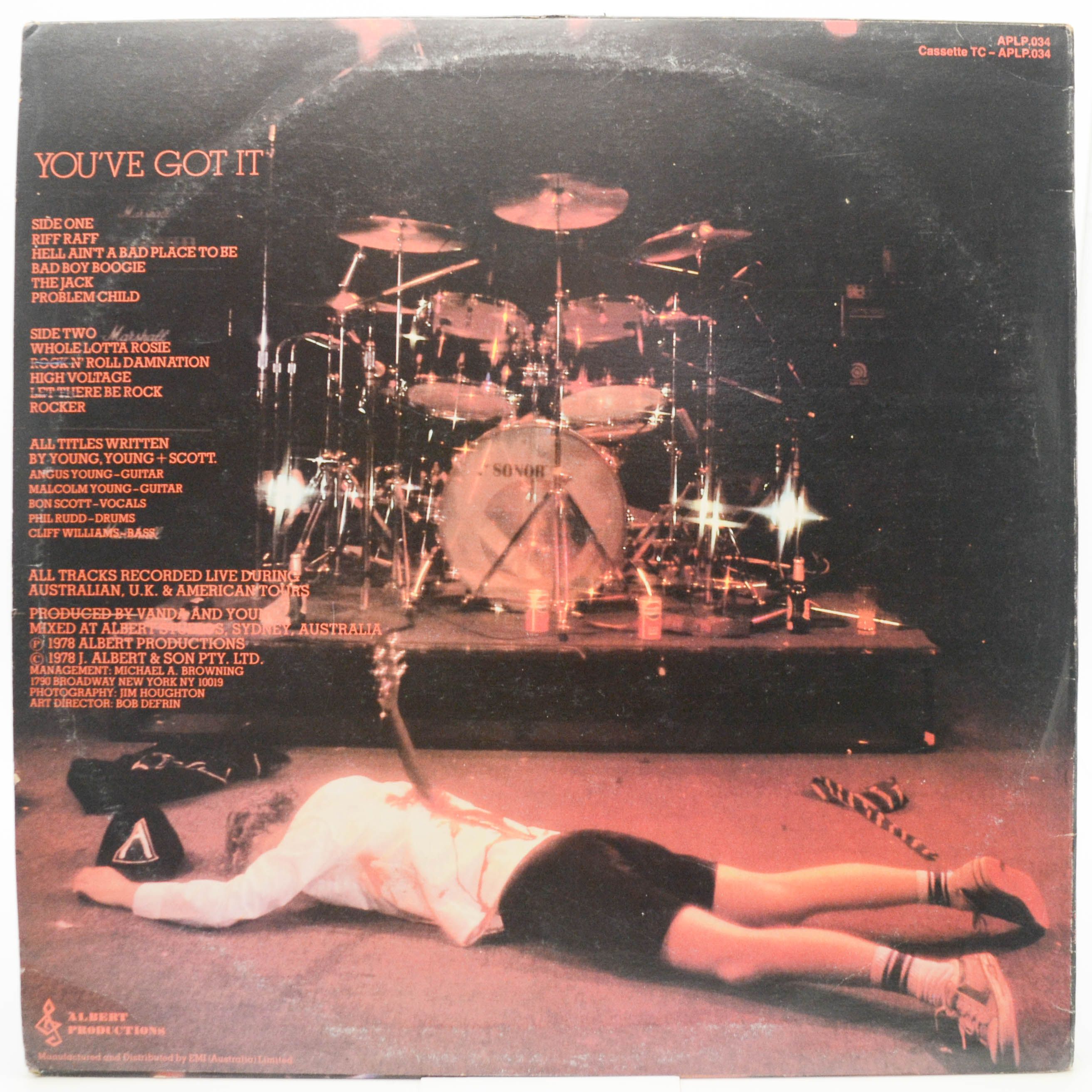 AC/DC — If You Want Blood You've Got It (1-st, Australia), 1978