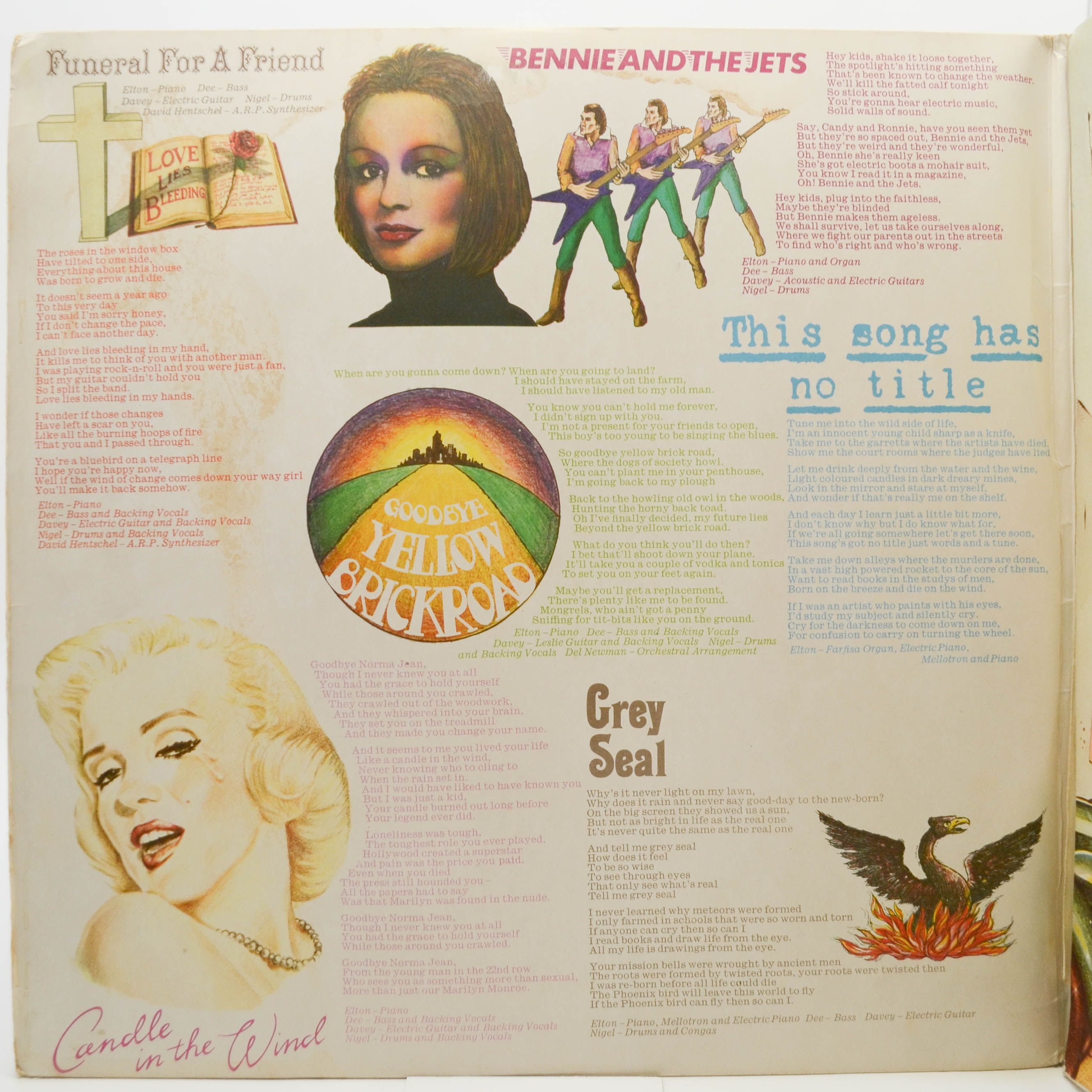 Elton John — Goodbye Yellow Brick Road (2LP, UK), 1973