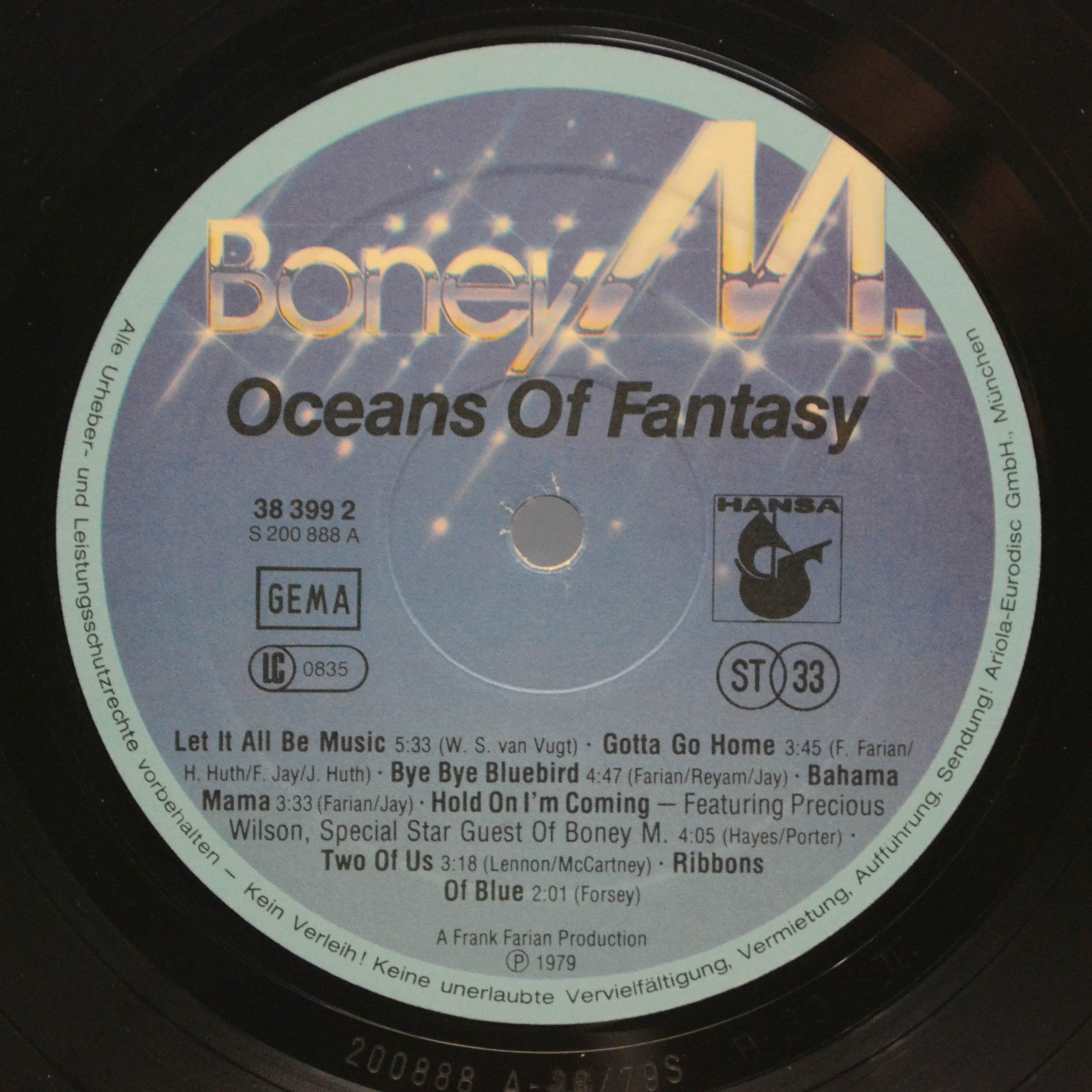 Boney M. — Oceans Of Fantasy, 1979