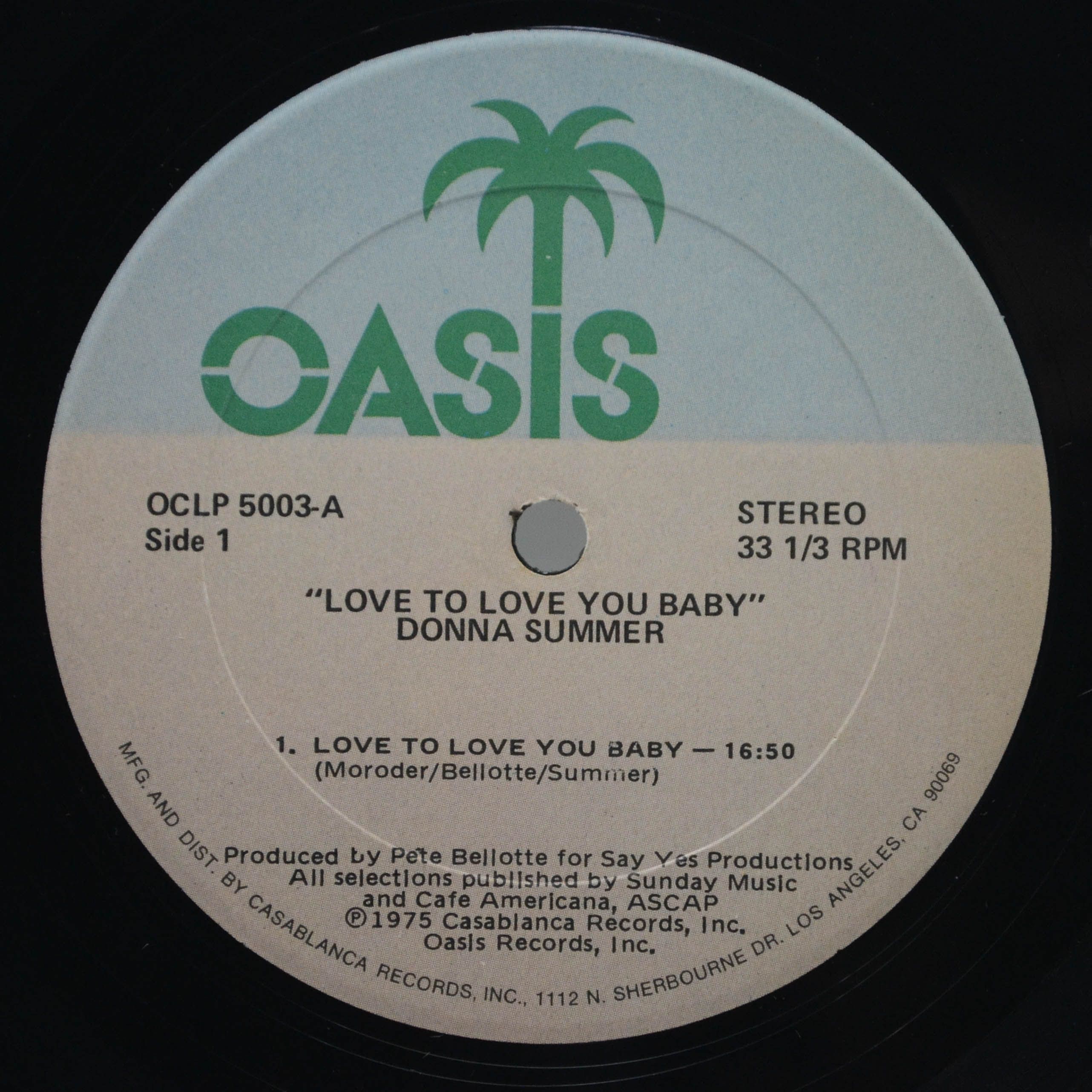 Donna Summer — Love To Love You Baby (USA), 1975